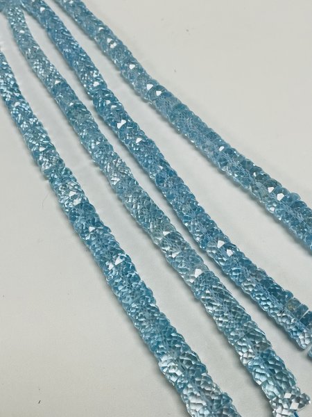 Sky Blue Topaz Tire Faceted