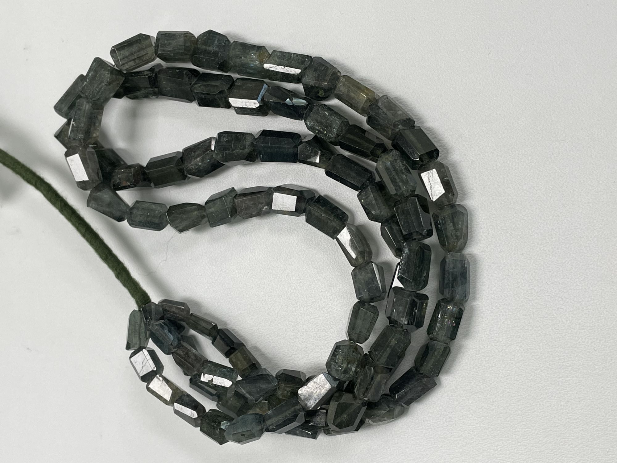 Moss Aquamarine Nuggets Faceted