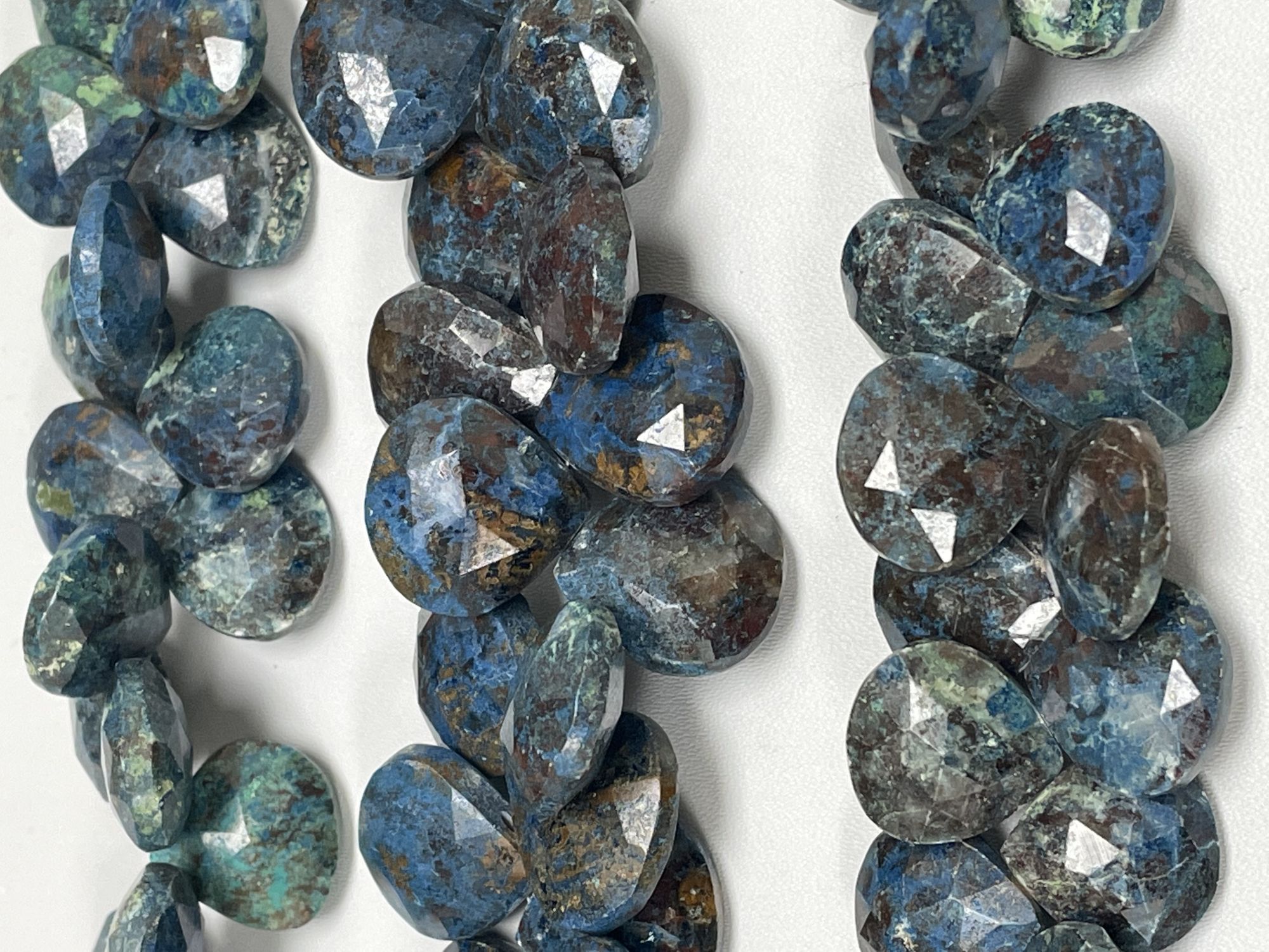 Chrysocolla Heart Faceted