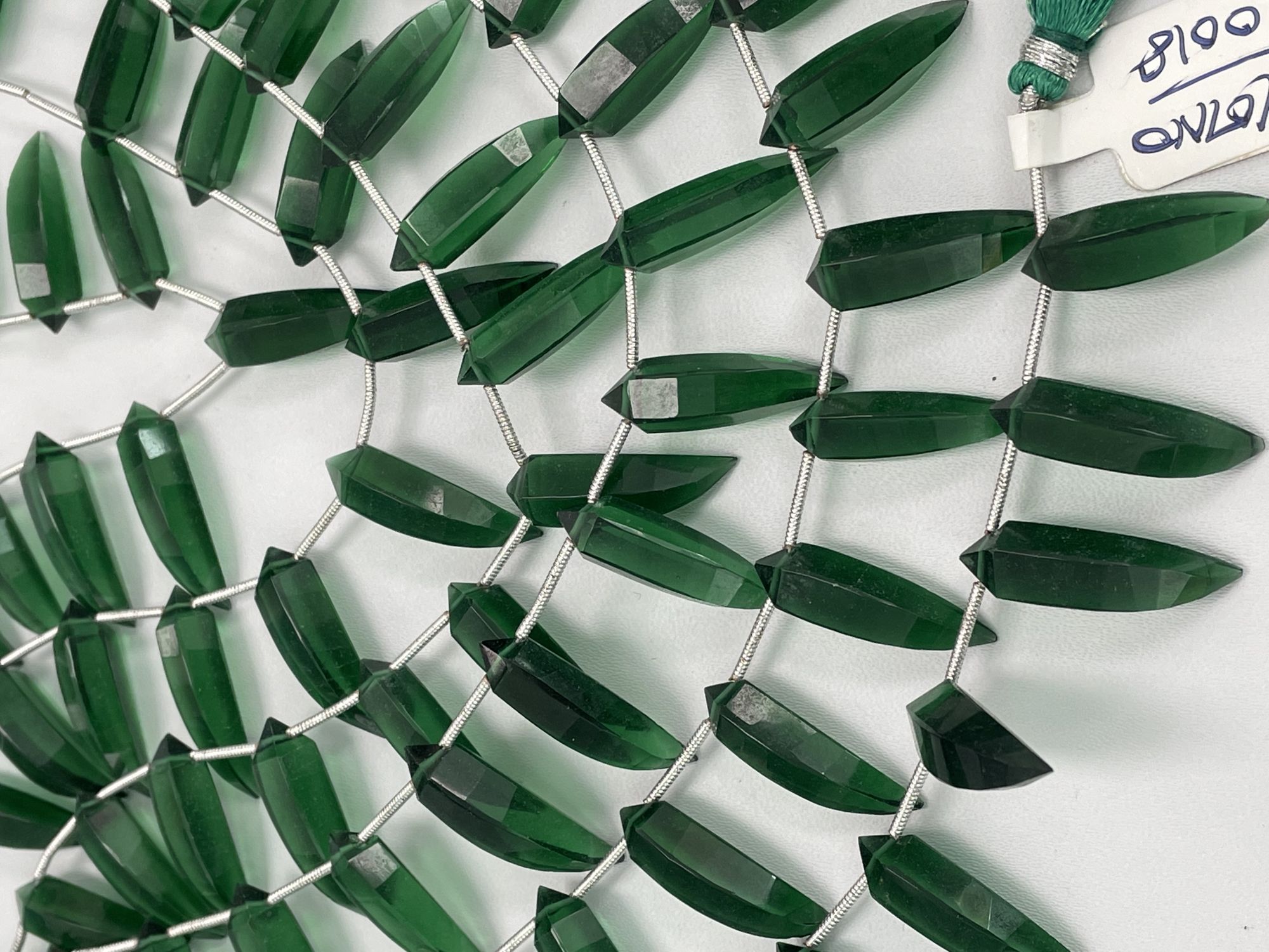 Forest Green Hydro Quartz Okra Faceted