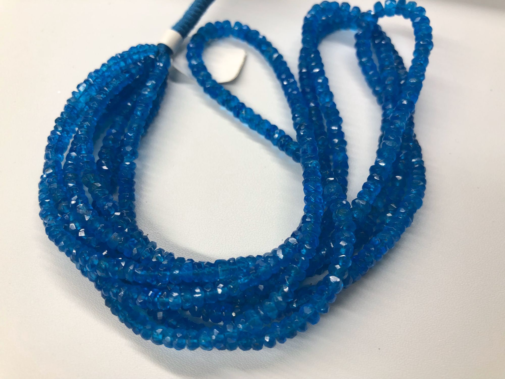 Apatite Rondelle Faceted