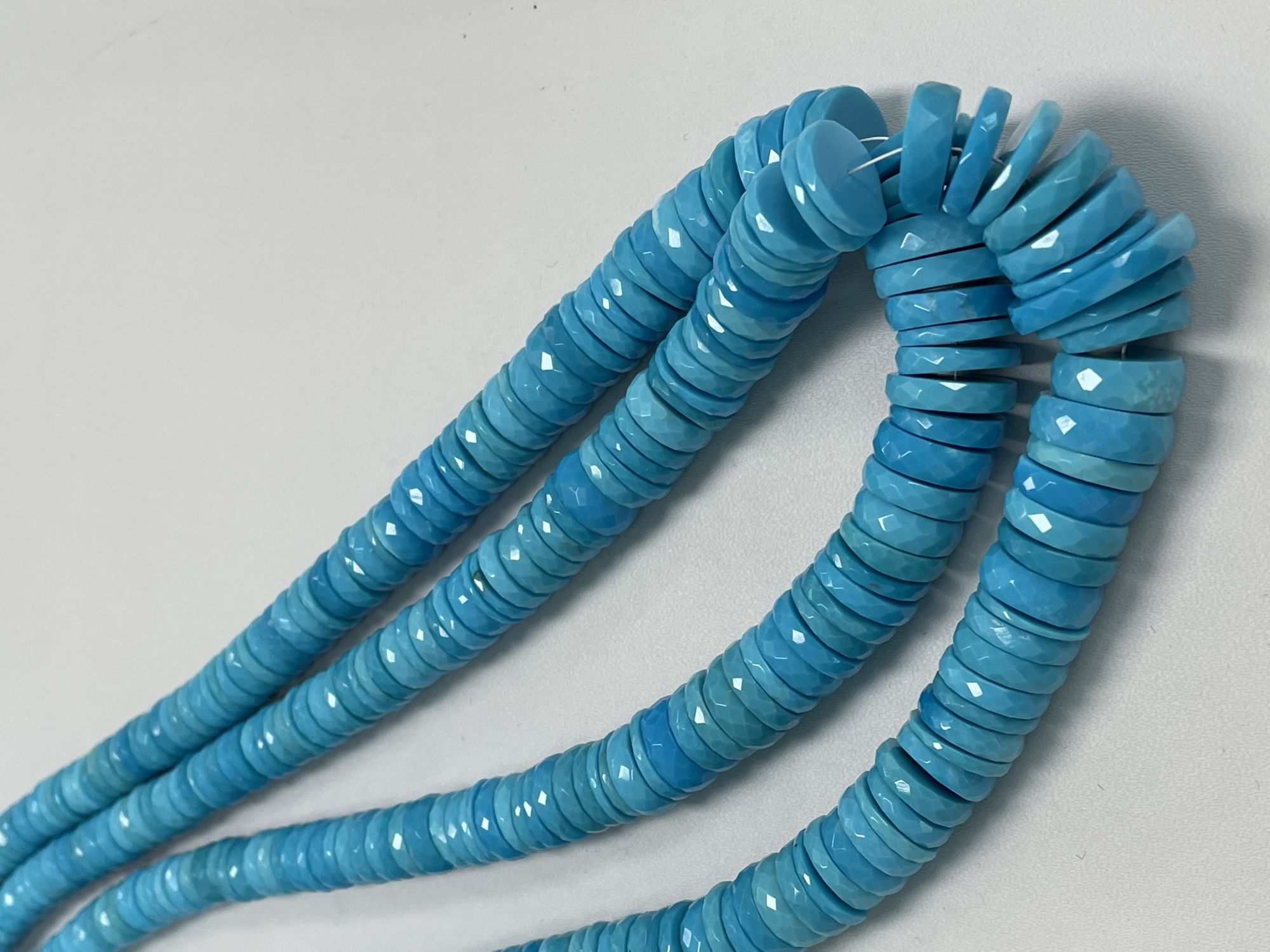 Turquoise Tire Faceted