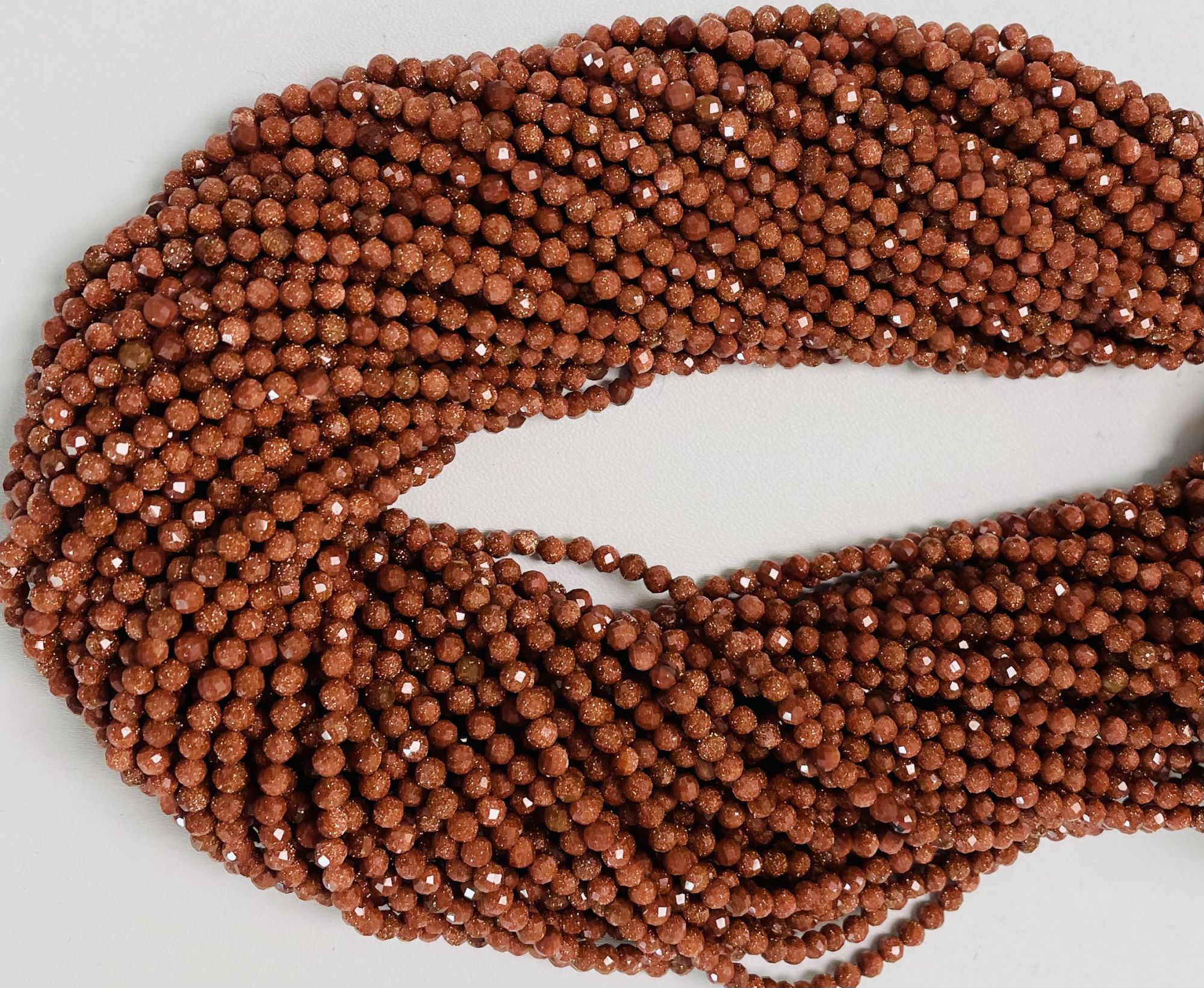 Sandstone Rondelle Faceted