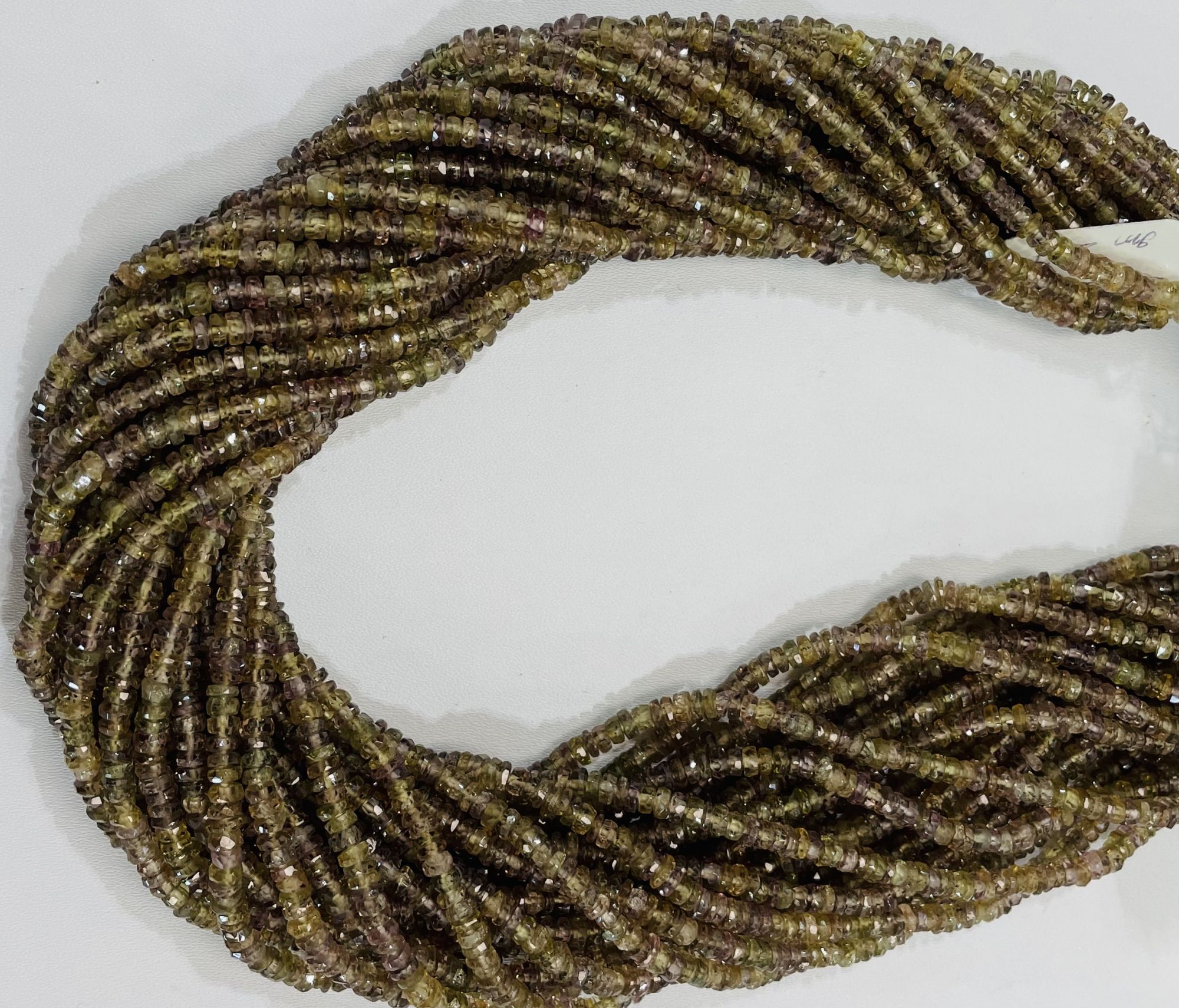 Color Change Garnet Rondelle Faceted