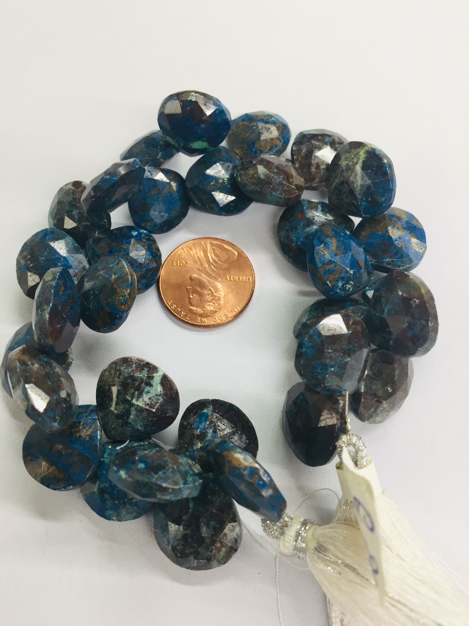 Chrysocolla Heart Faceted