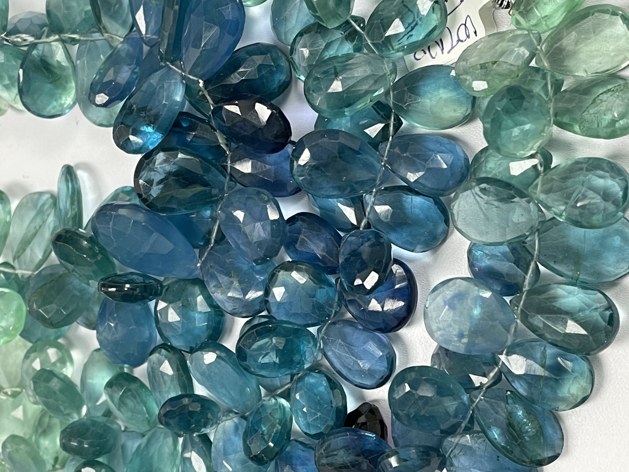 Fluorite Pear Faceted