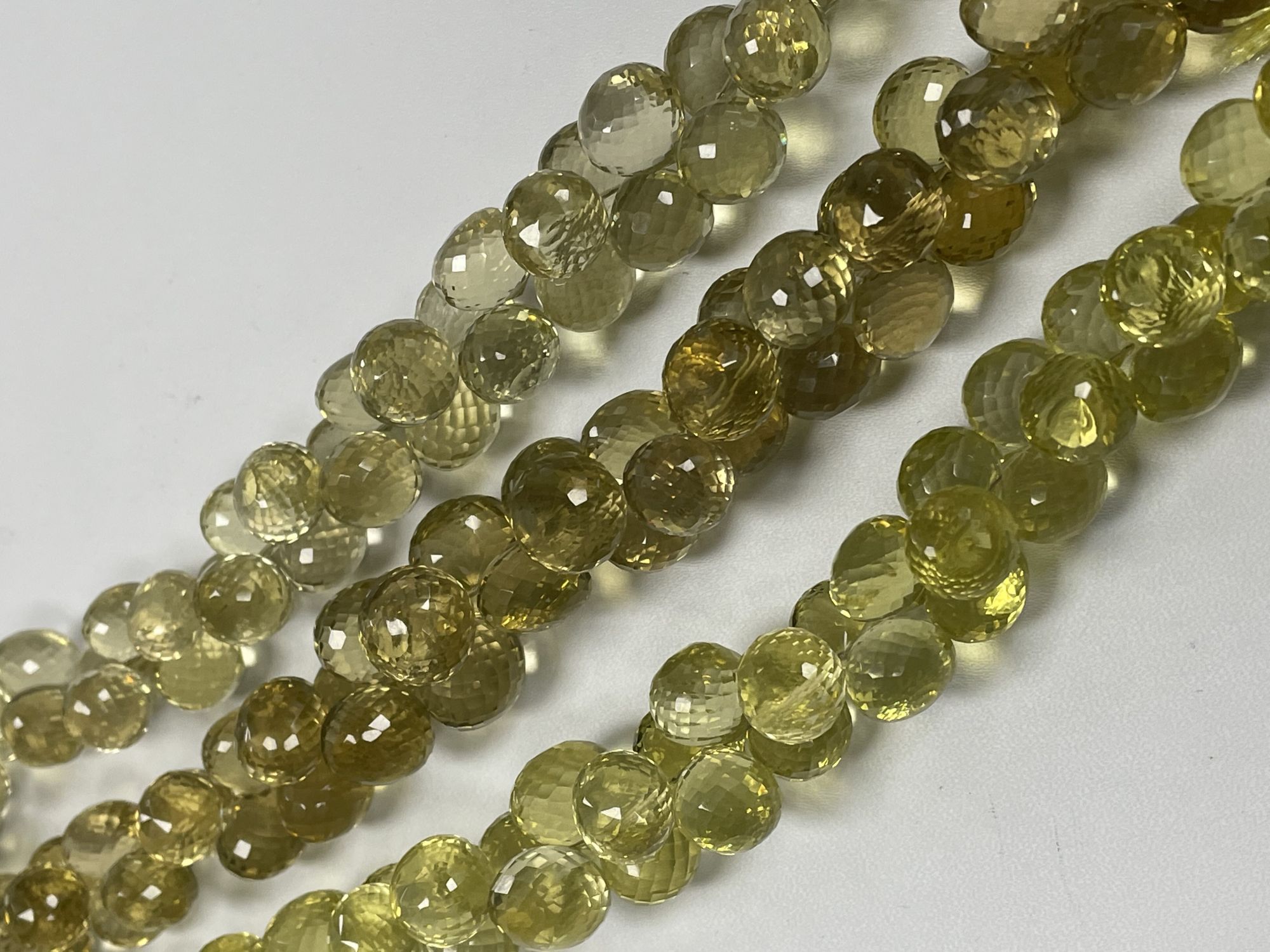 Lemon Quartz Onion Faceted