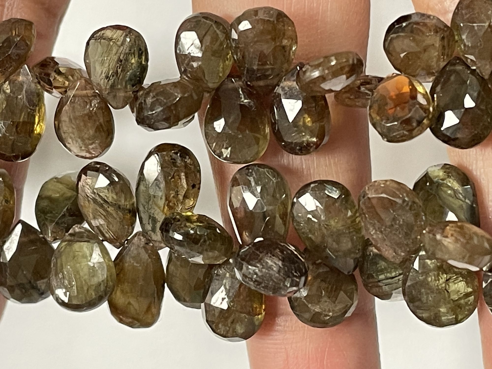 Andalusite Pear Faceted