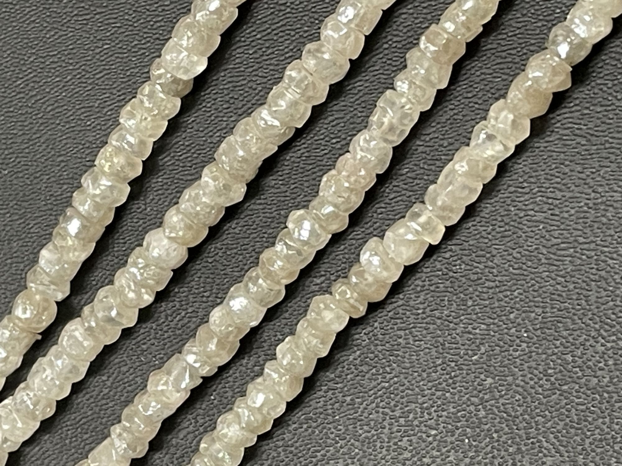 Zircon Rondelle Organic Cut Faceted