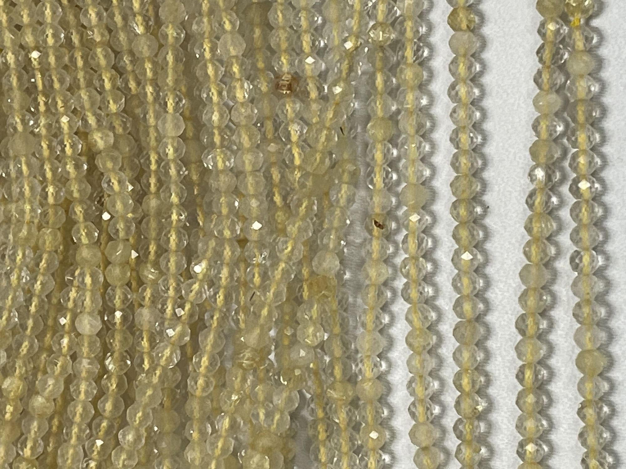 Golden Rutilated Quartz Round Faceted