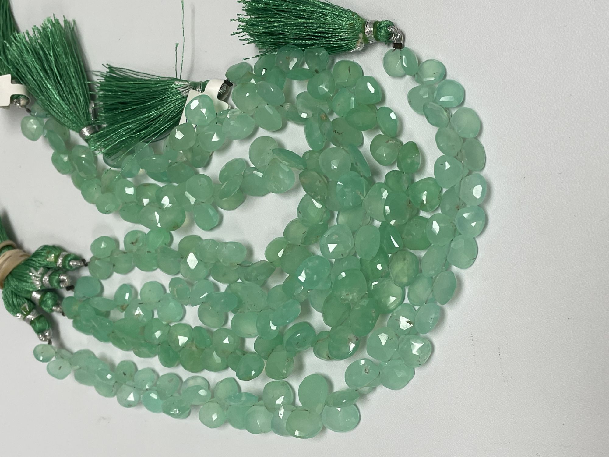 Chrysoprase Heart Faceted