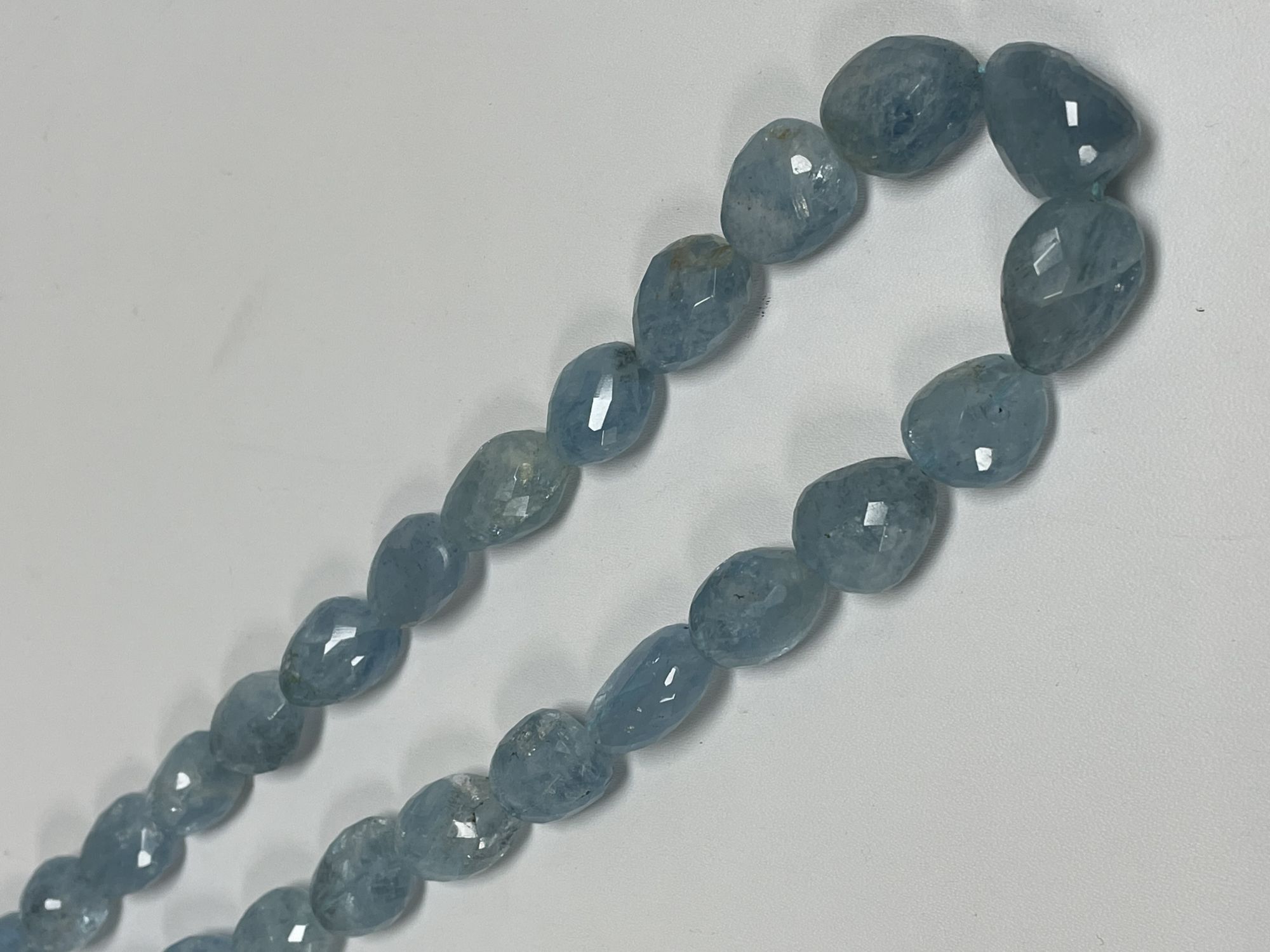 Aquamarine Nugget Faceted