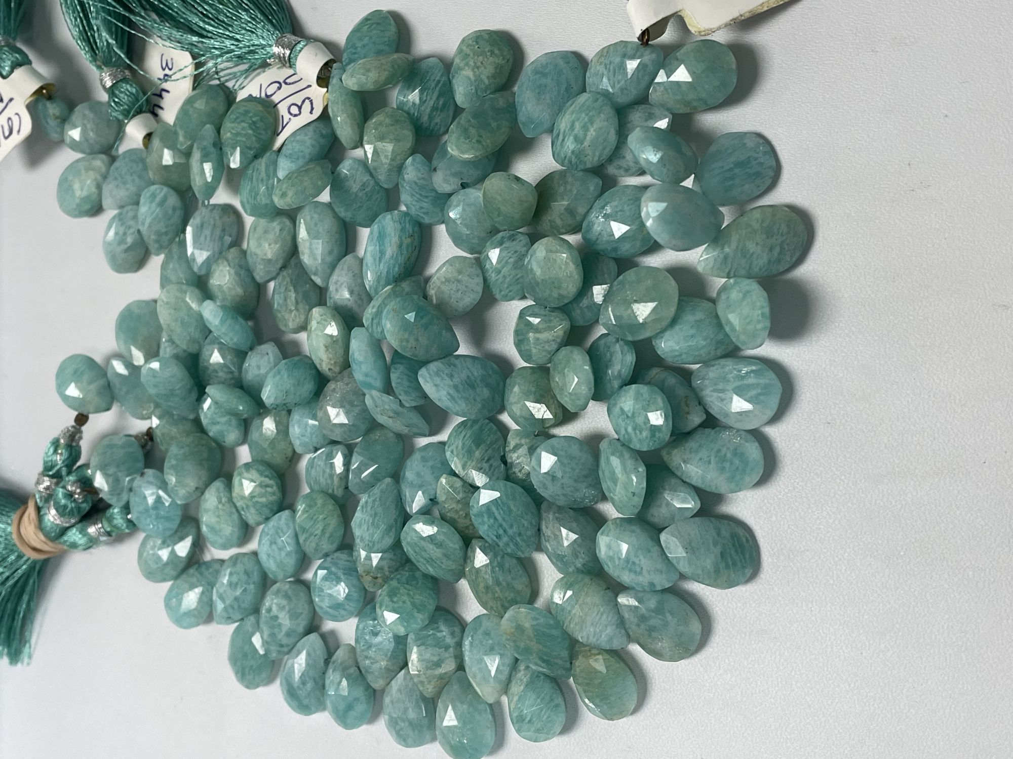 Amazonite Pear Faceted