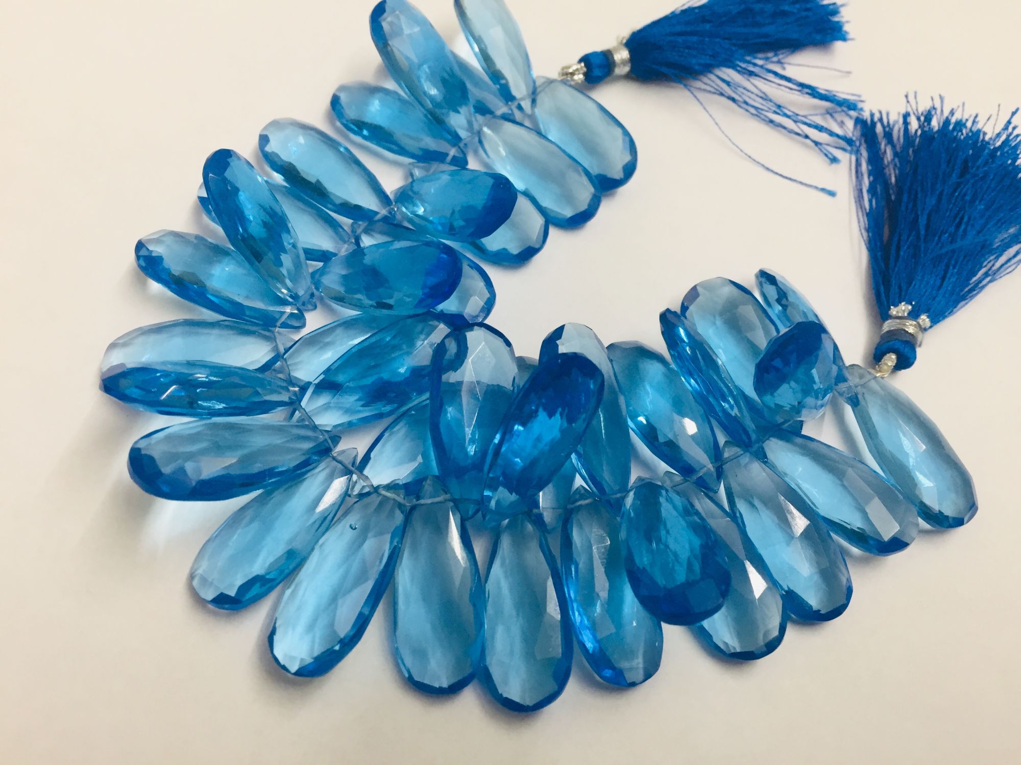 Hydro Quartz Pears Faceted