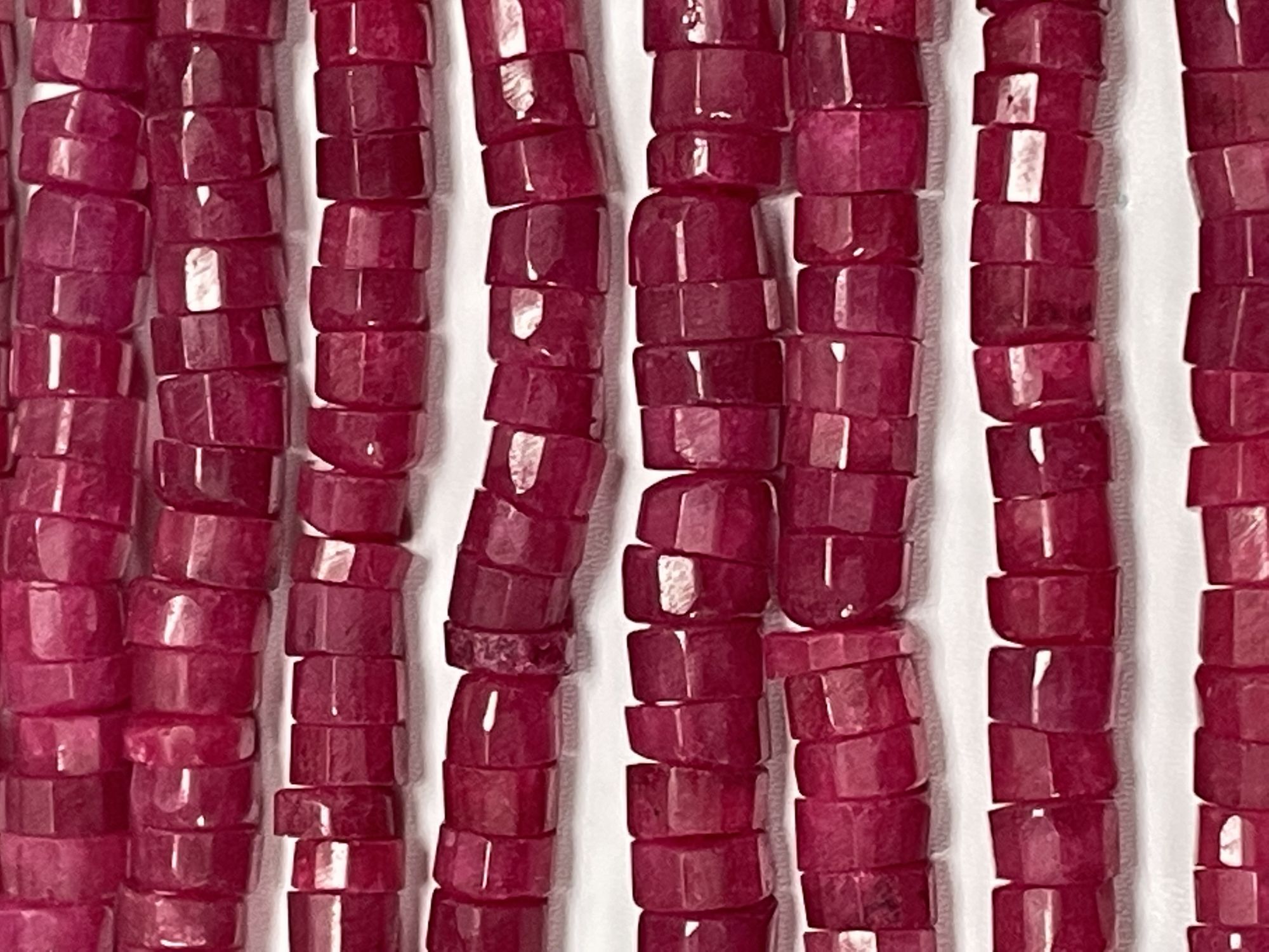 Pink Chalcedony Tire Faceted