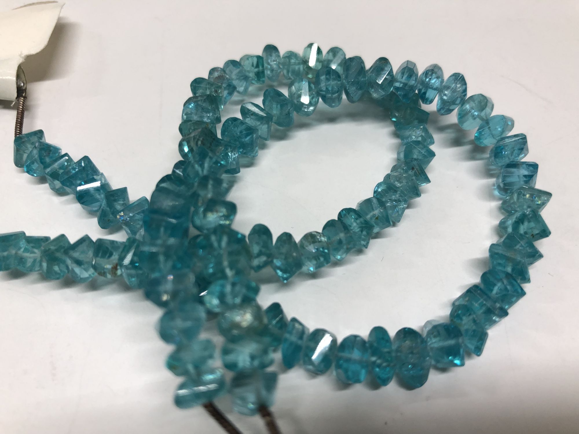 Apatite Twisted Cube Faceted