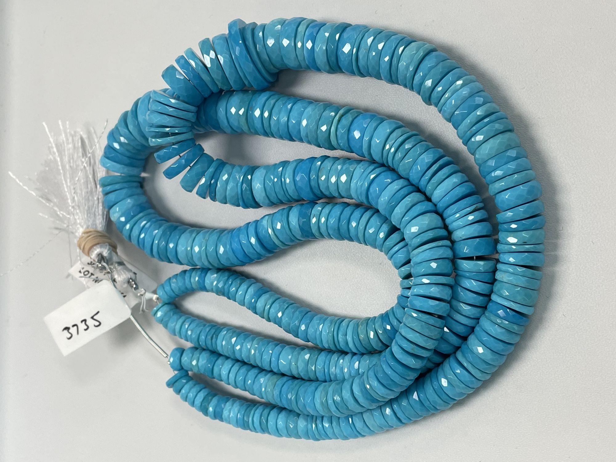 Turquoise Tire Faceted