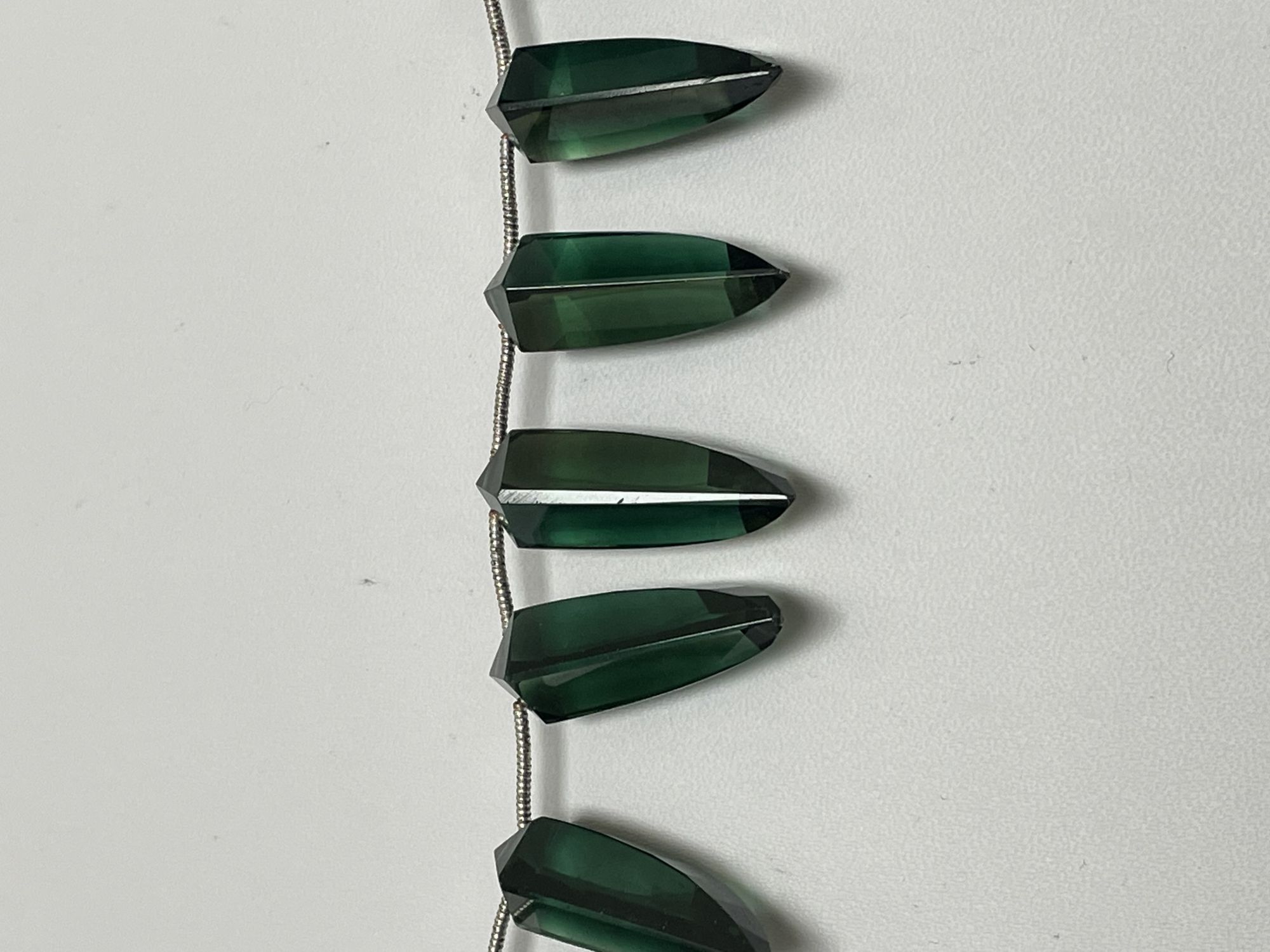 Green Hydro Quartz Okra Faceted