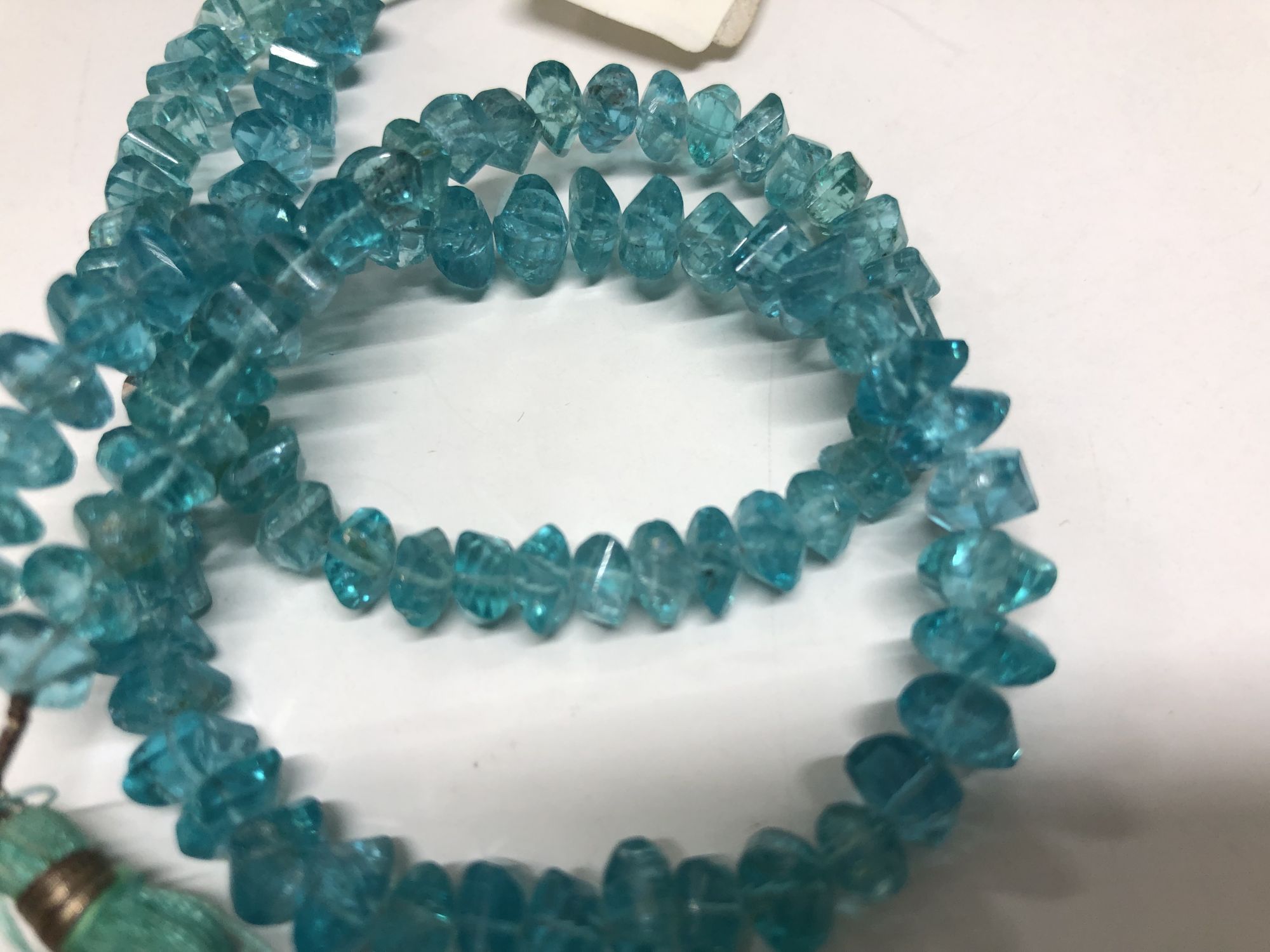 Apatite Twisted Cube Faceted