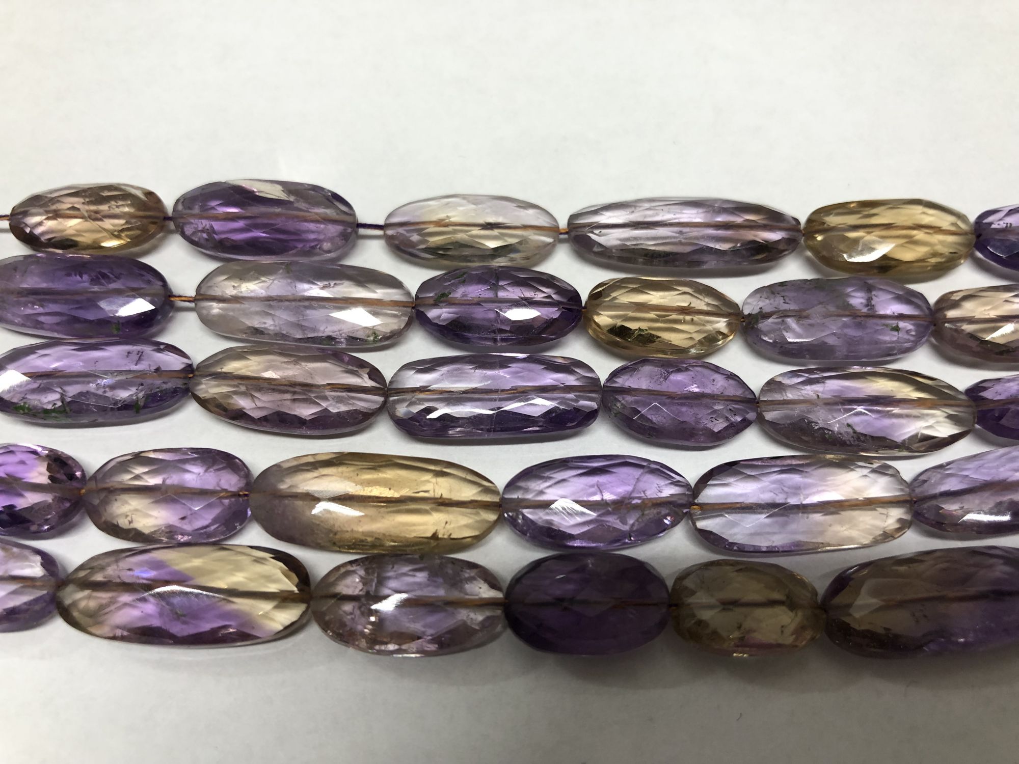 Ametrine Ovals Faceted