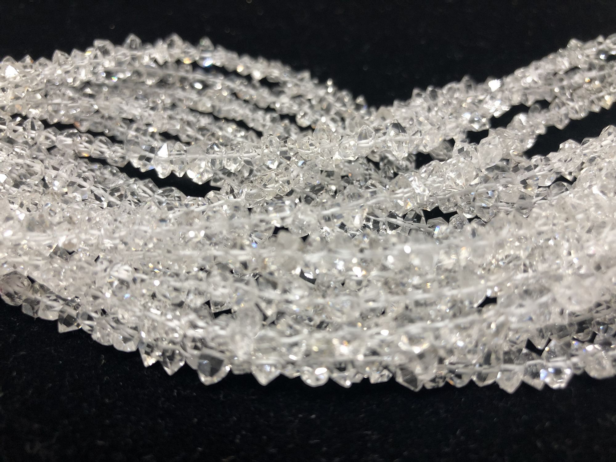 Herkimer Diamonds Funky Cut Faceted(Quartz)