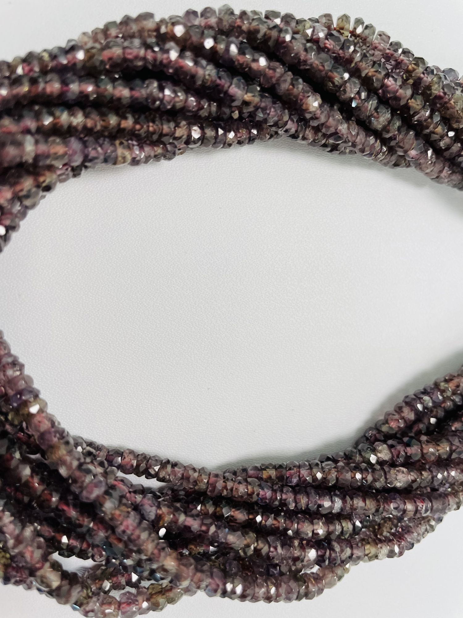 Color Change Garnet Rondelle Faceted