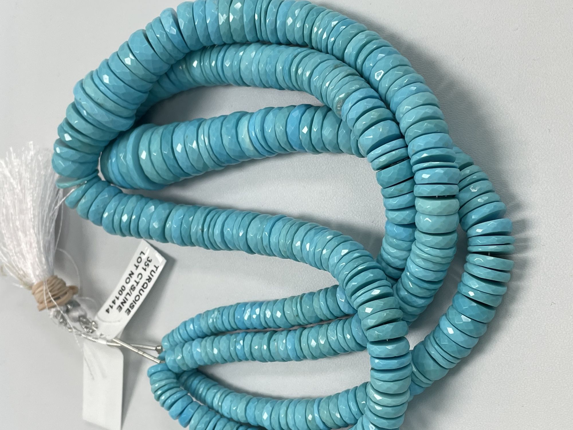 Turquoise Tire Faceted
