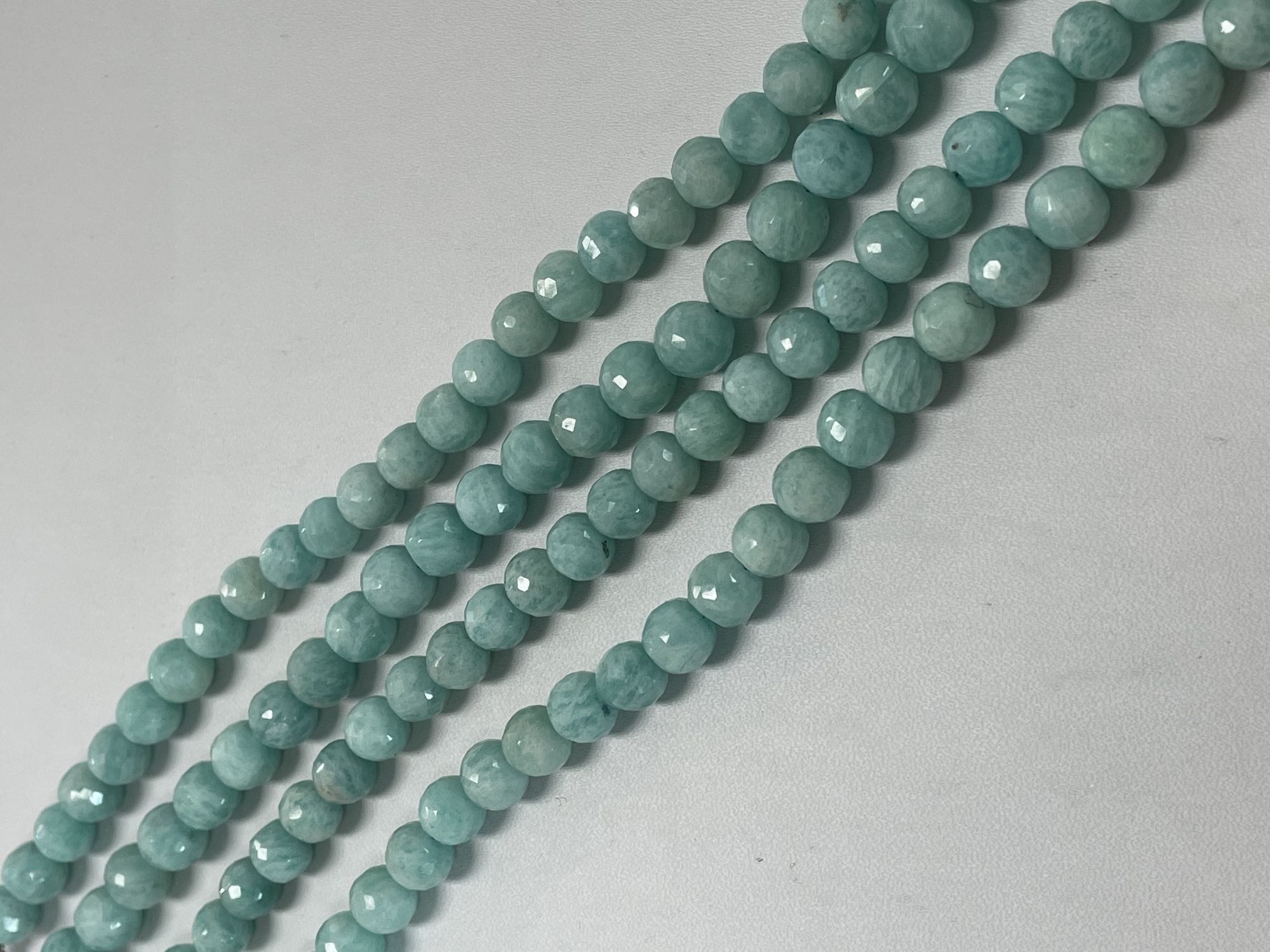 Amazonite Round Faceted