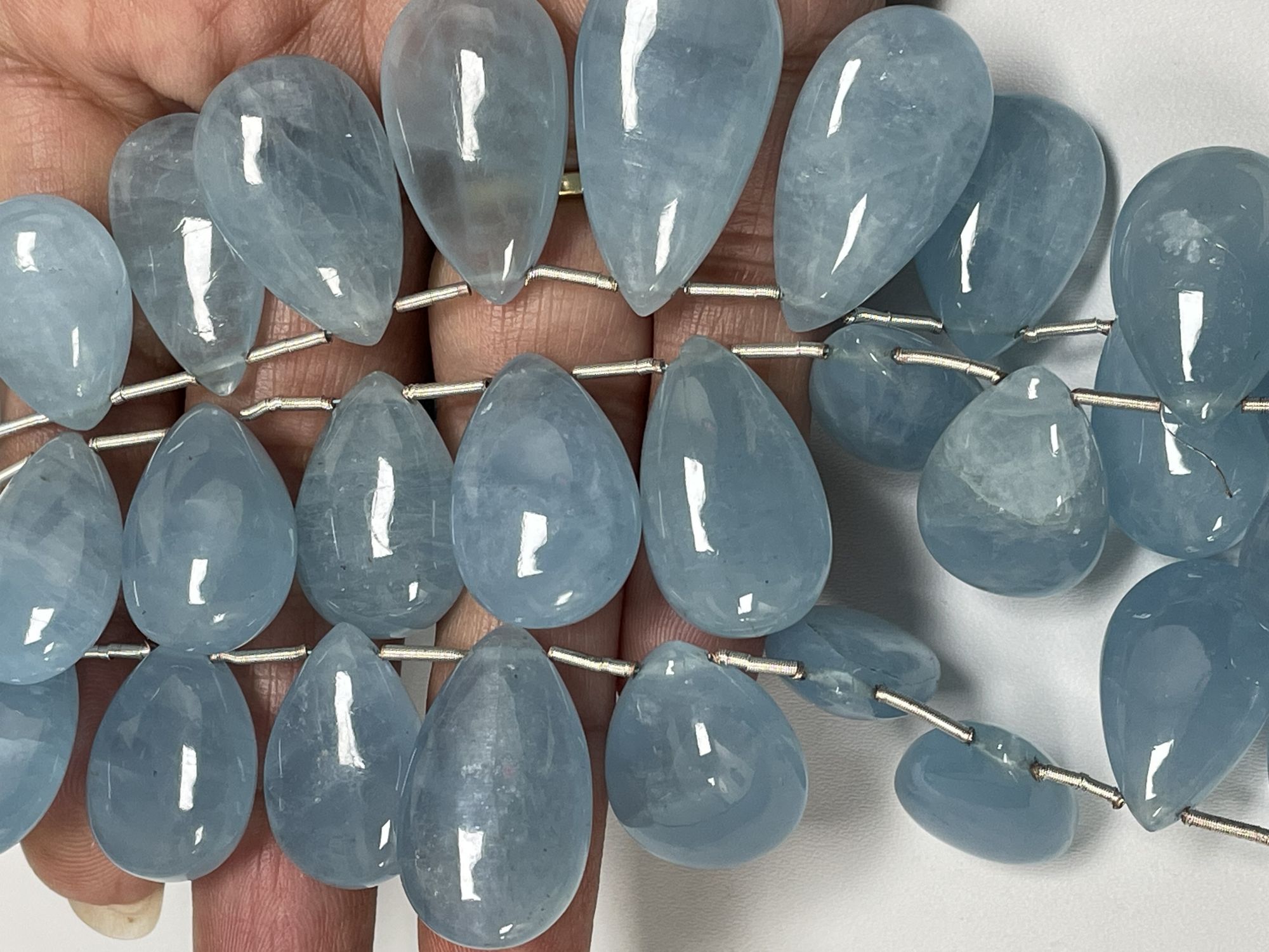 Aquamarine Pear Smooth