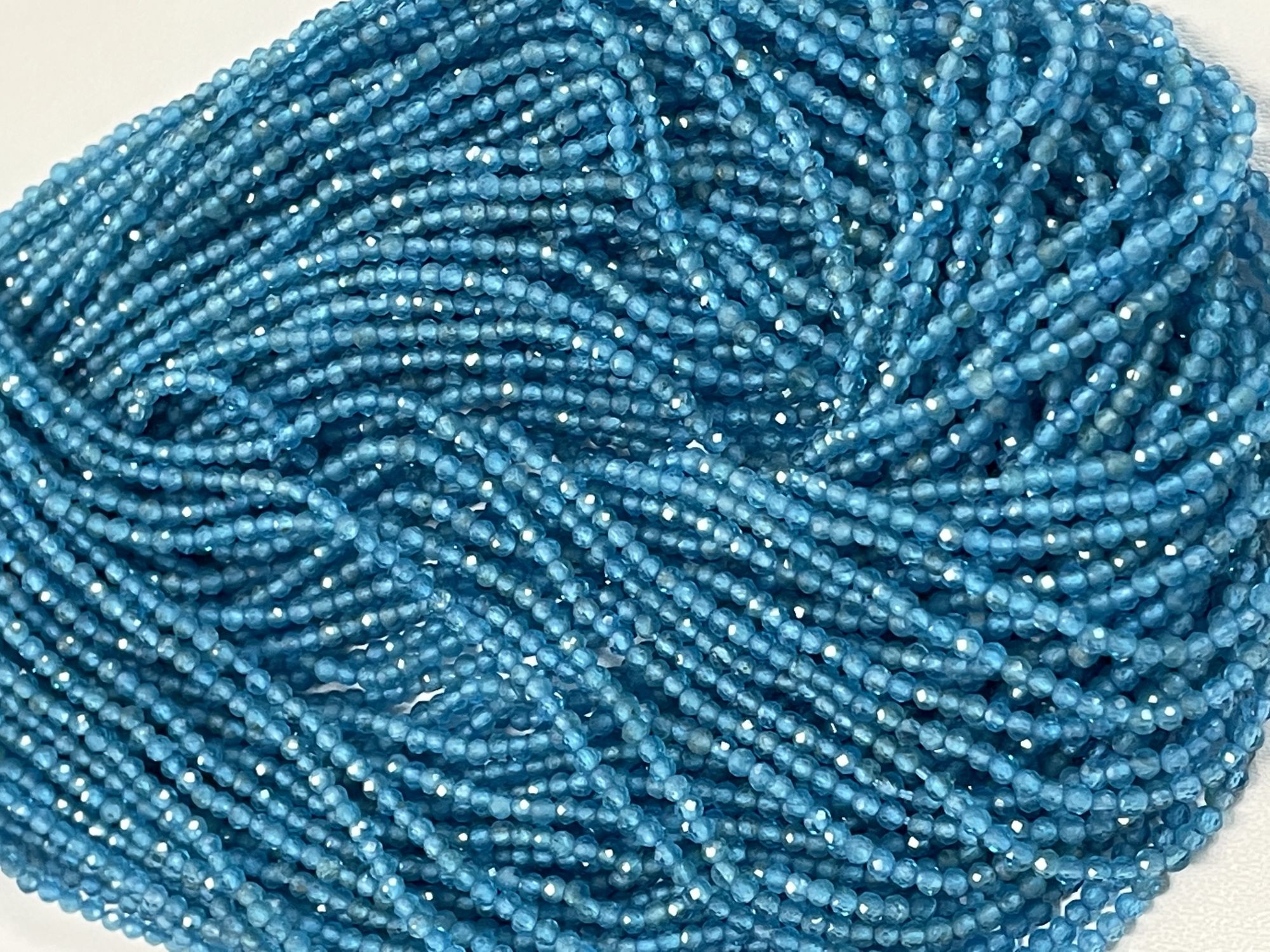 Neon Apatite Rondelle Faceted