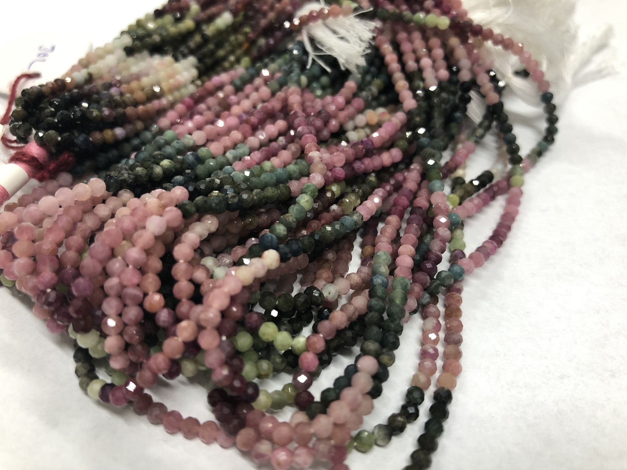 Watermelon Tourmaline Rounds Faceted