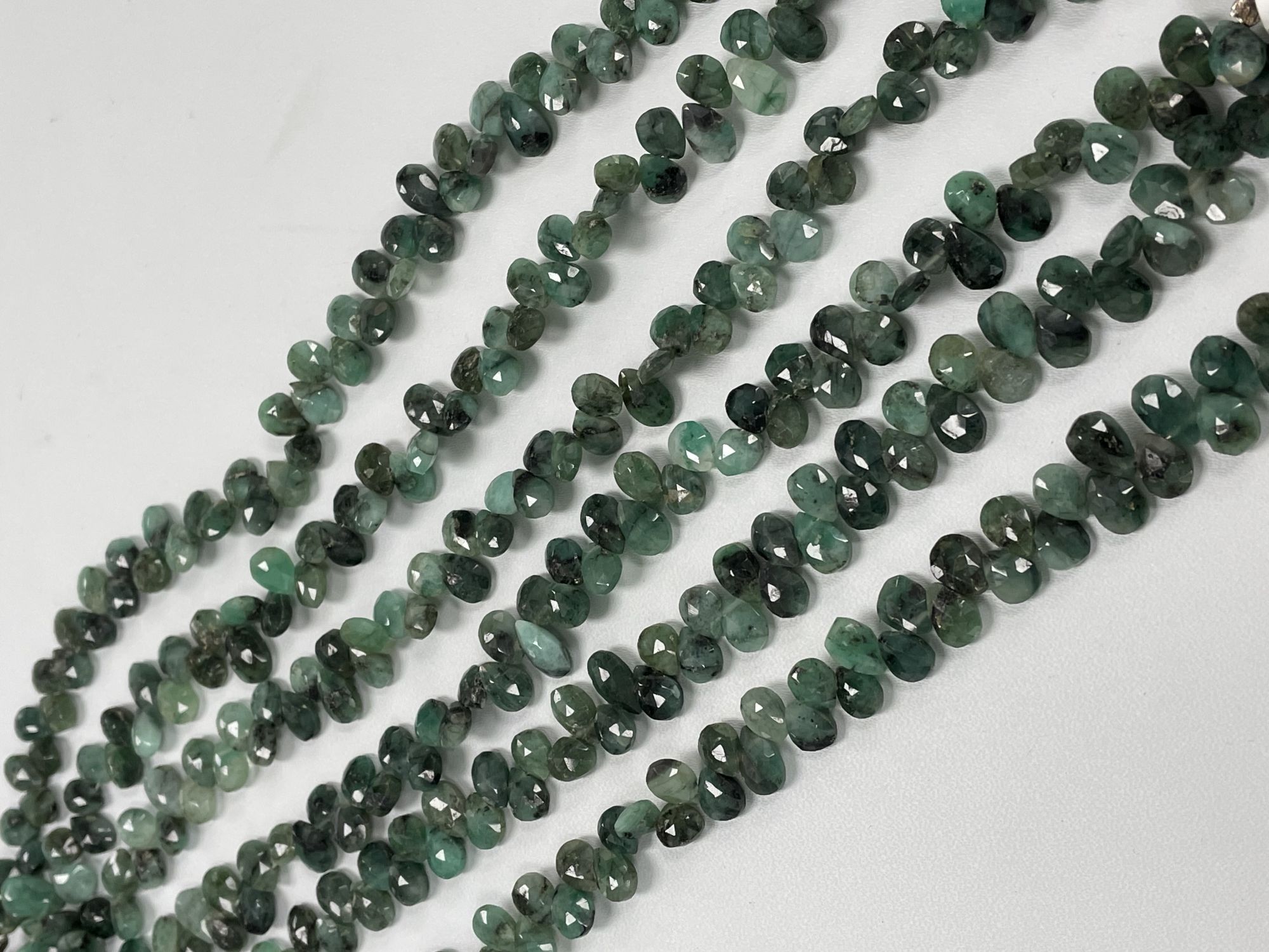 Brazilian Emerald Pear Faceted