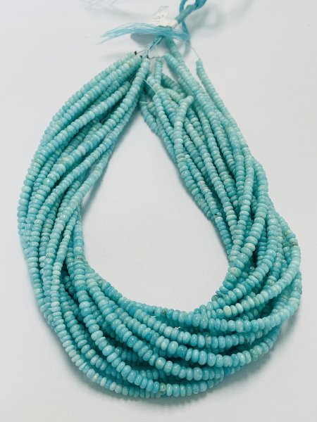Amazonite Rondelle Smooth