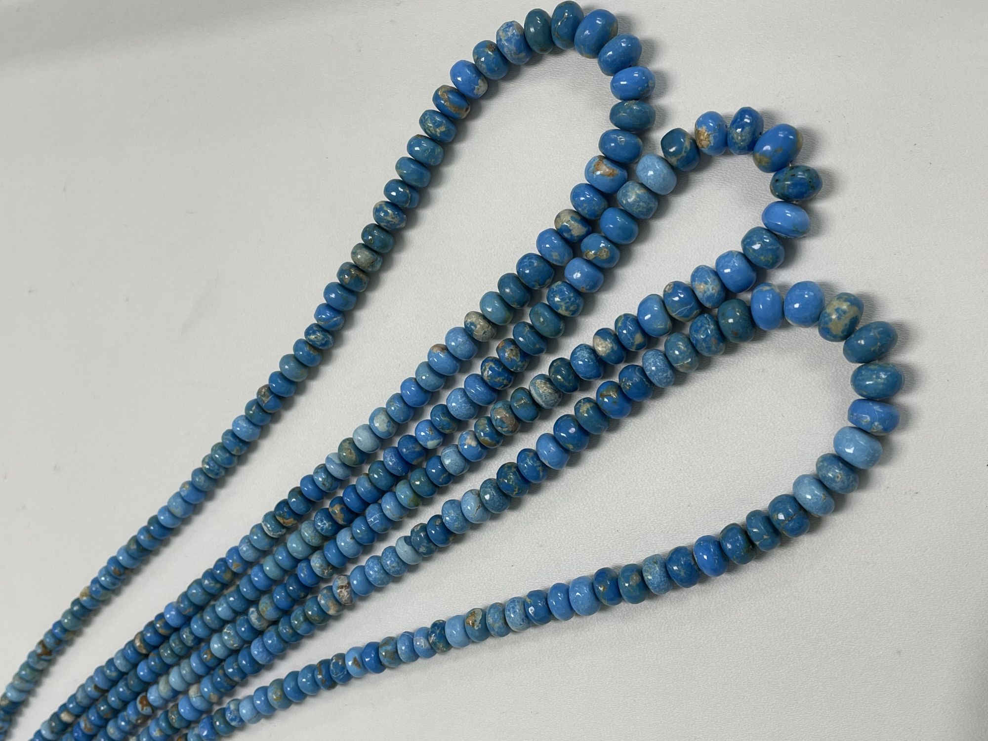 Ceruleite Rondelle Smooth