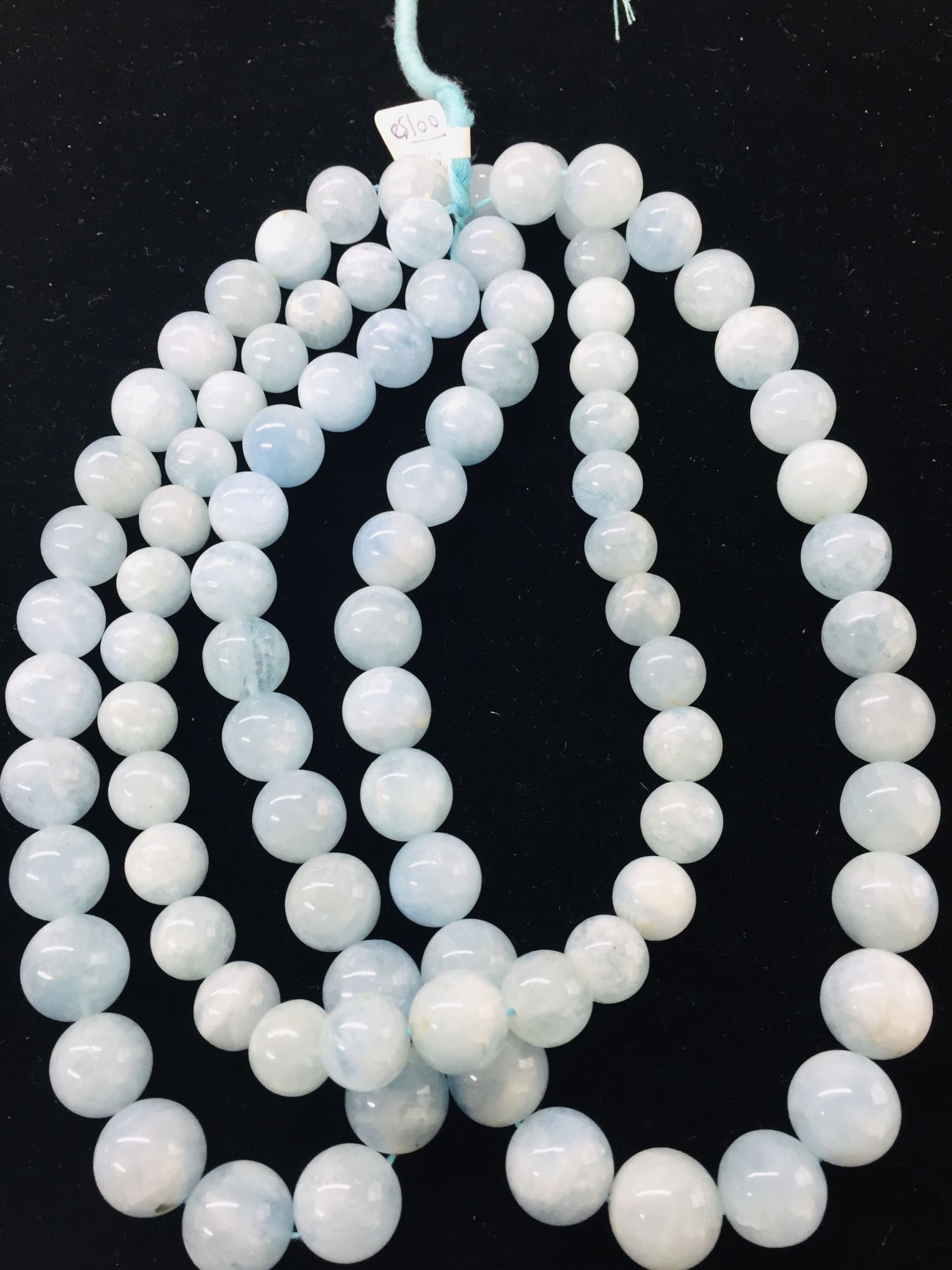 Aquamarine Rounds Smooth