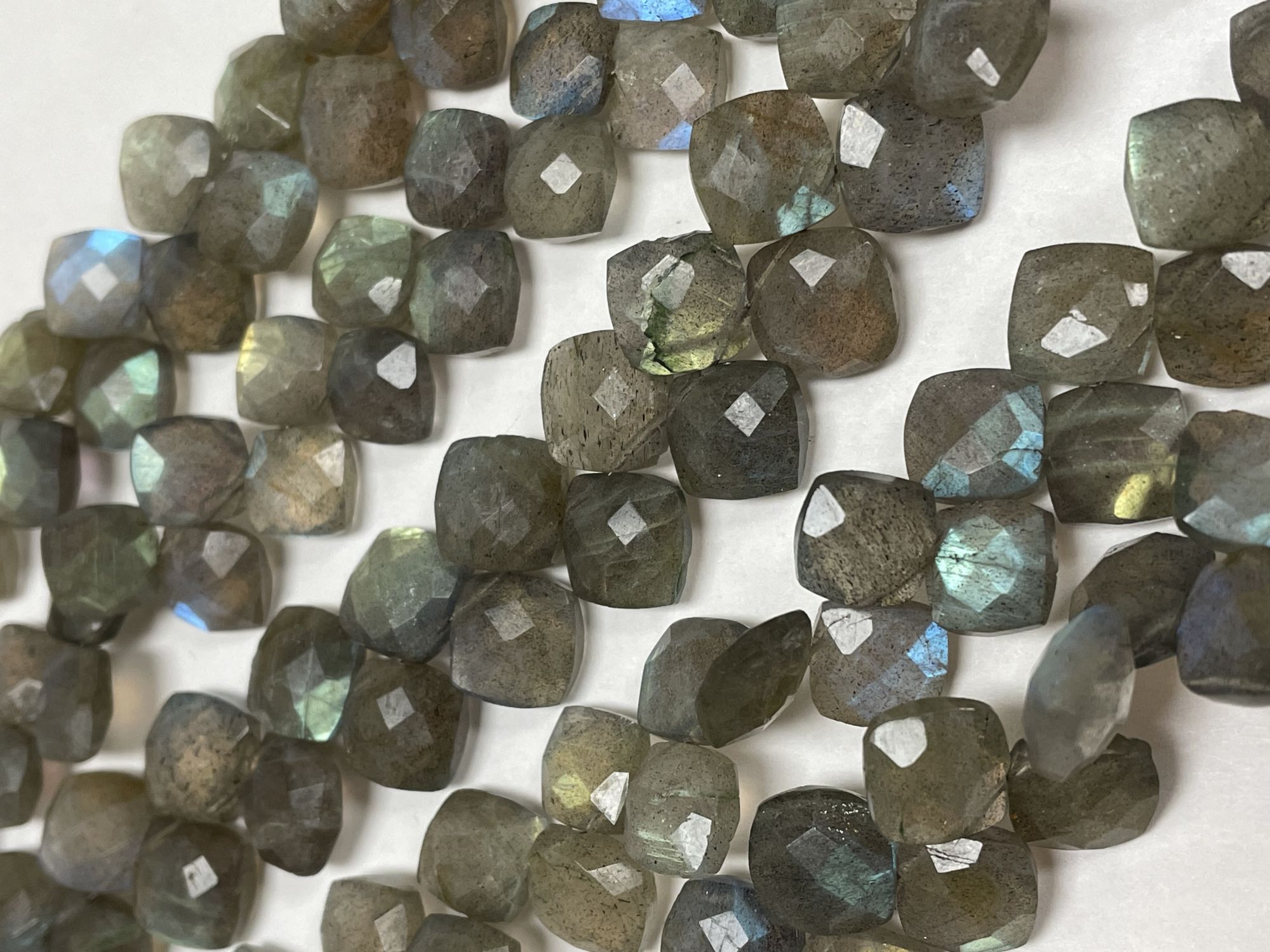 Labradorite Cushion Faceted