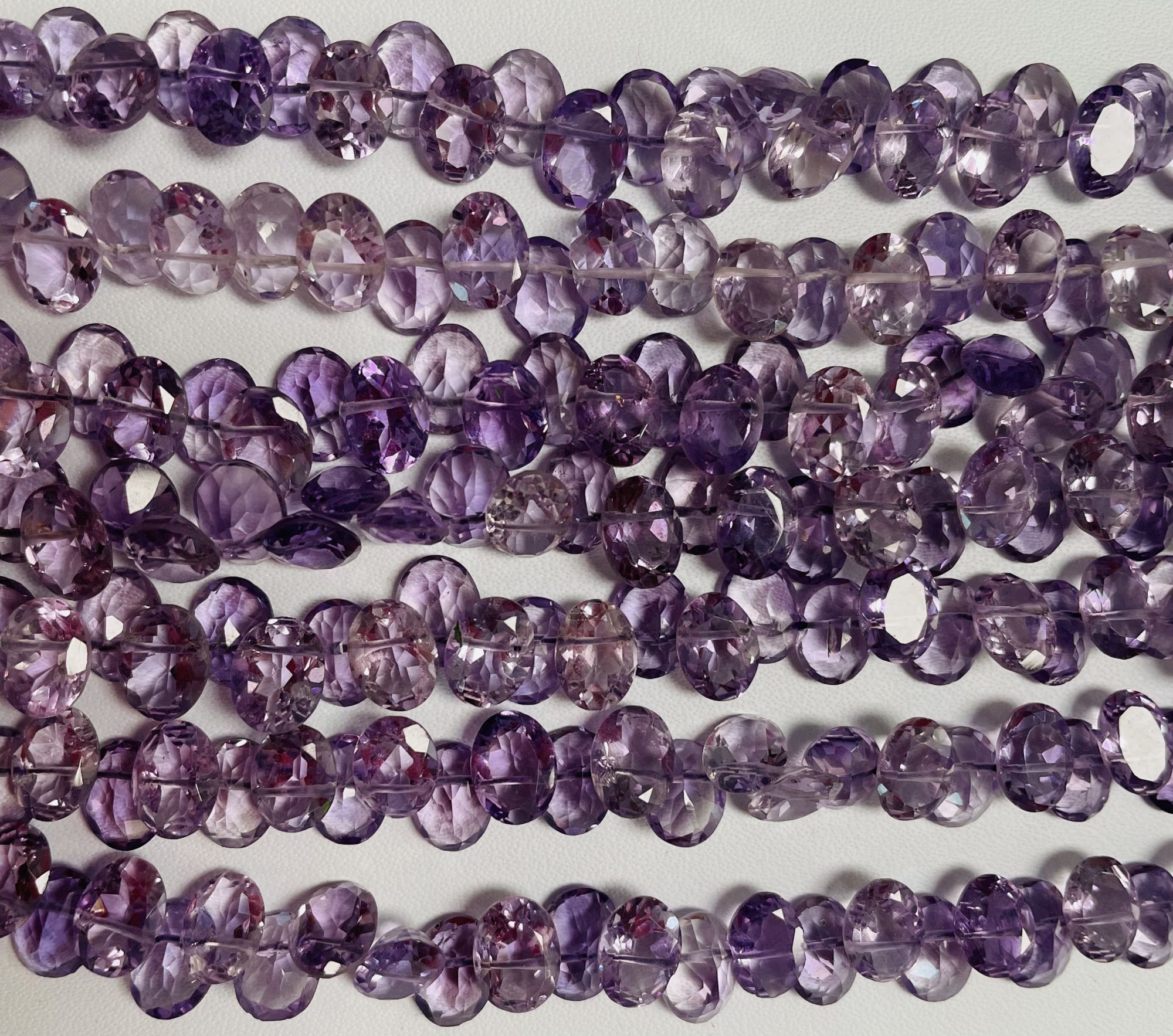 Purple Amethyst Oval Faceted