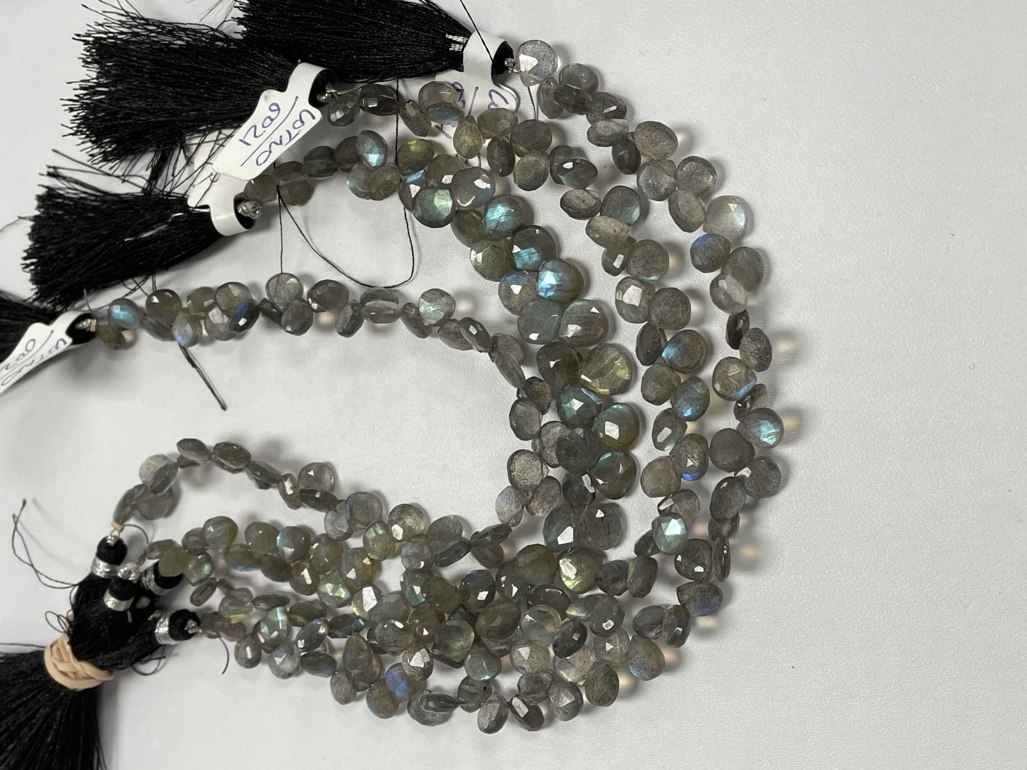 Labradorite Heart Faceted