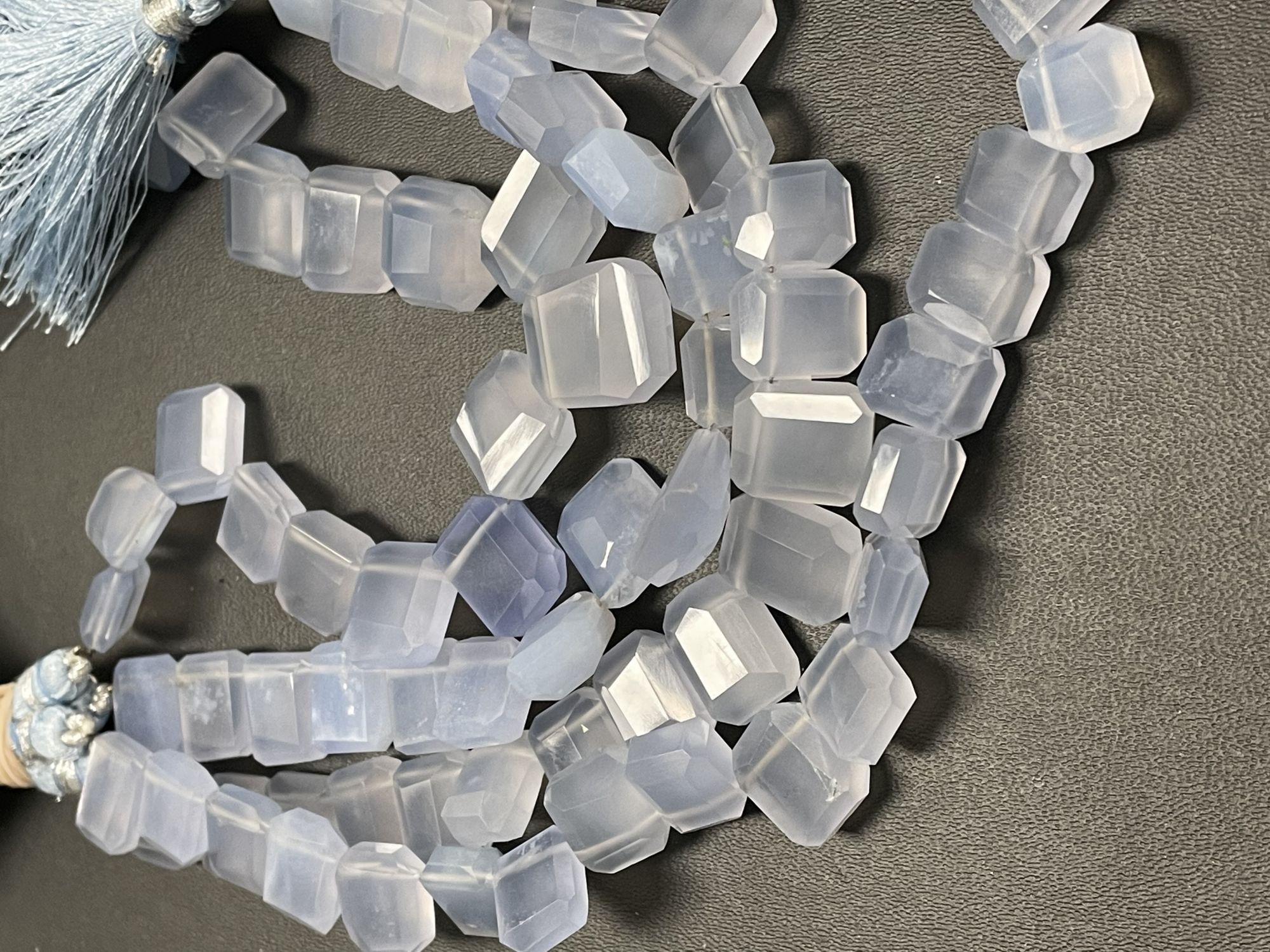 Blue Chalcedony Funky Cut Faceted