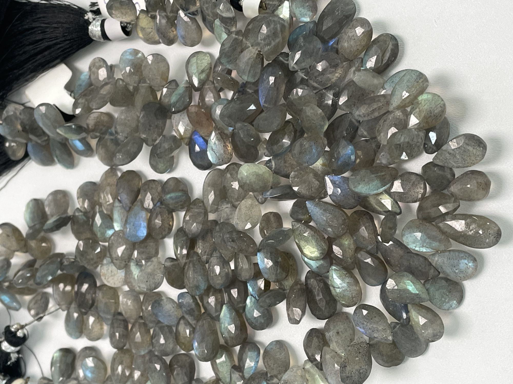 Labradorite Pear Faceted