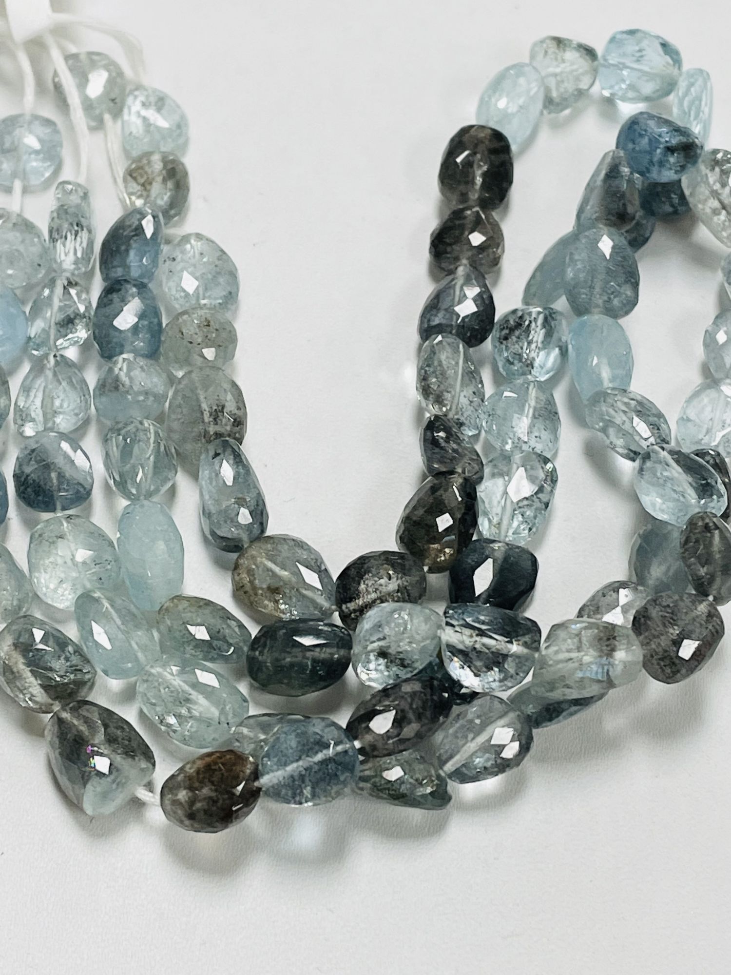 Copper Aquamarine Nugget Faceted