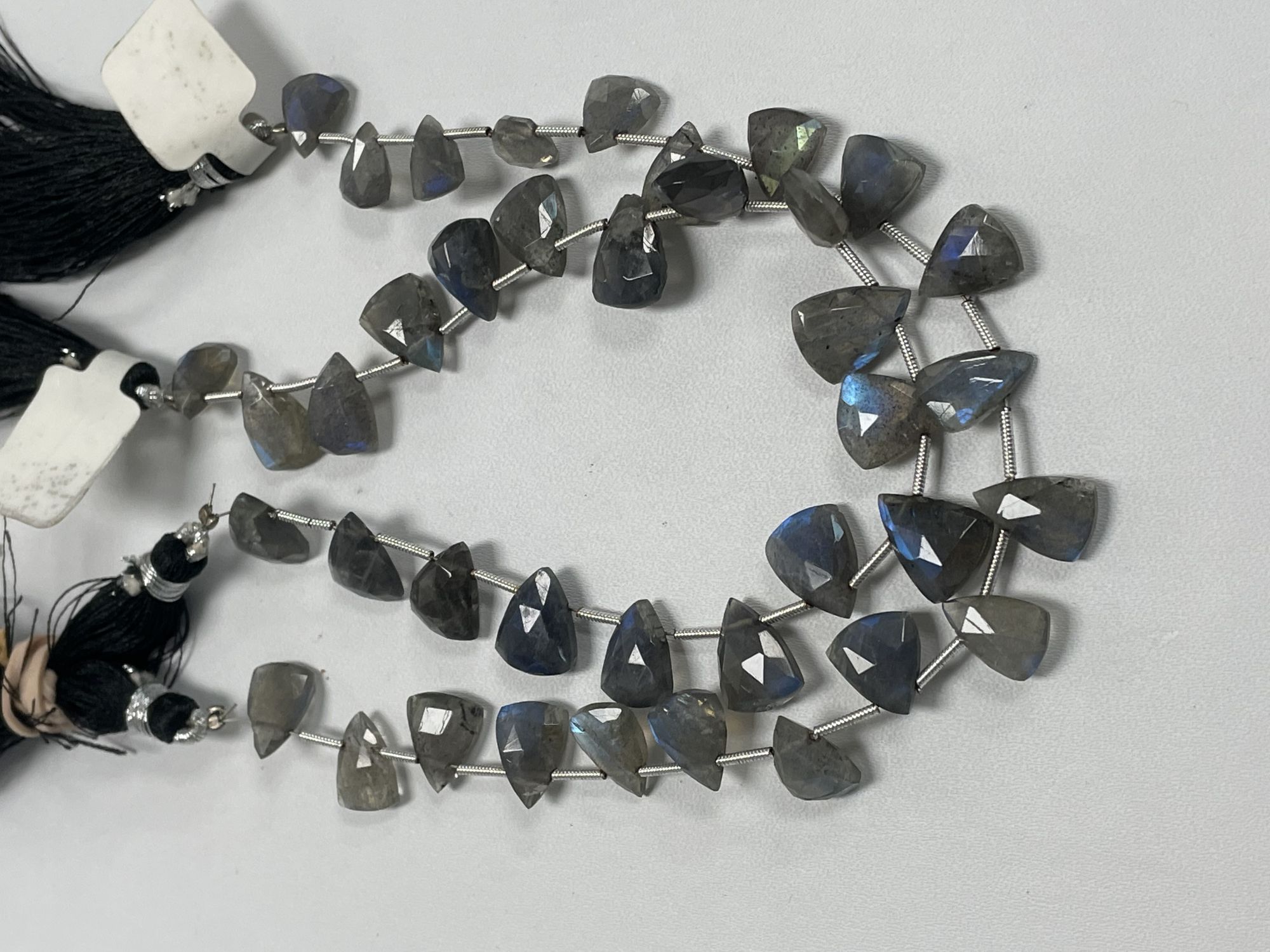 Labradorite Fan Cut Faceted