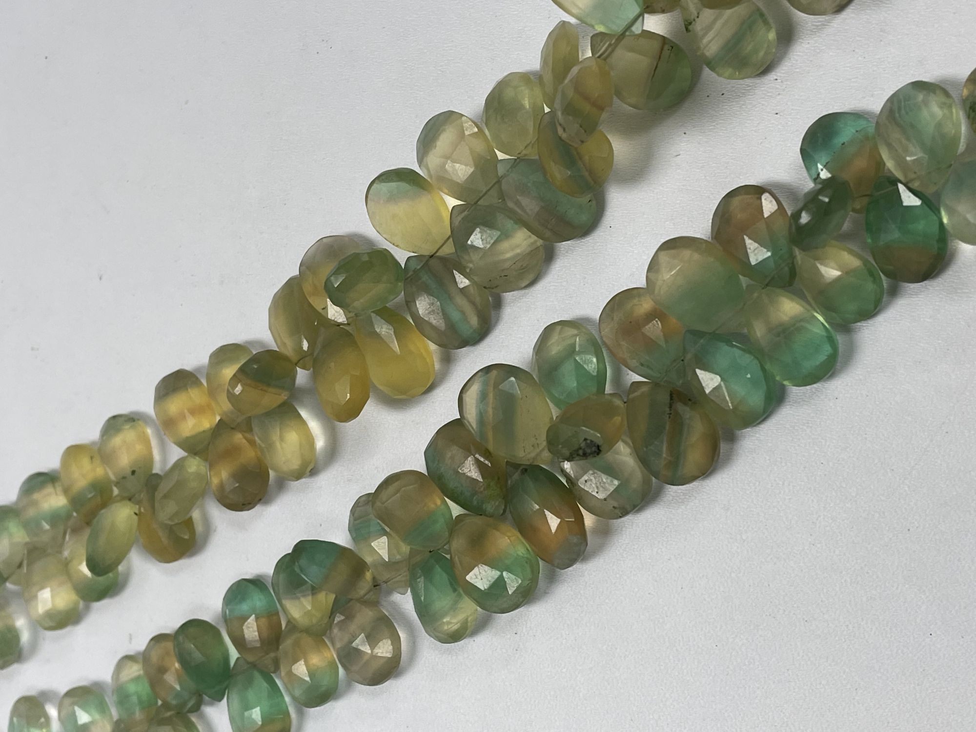 Fluorite Pear Faceted
