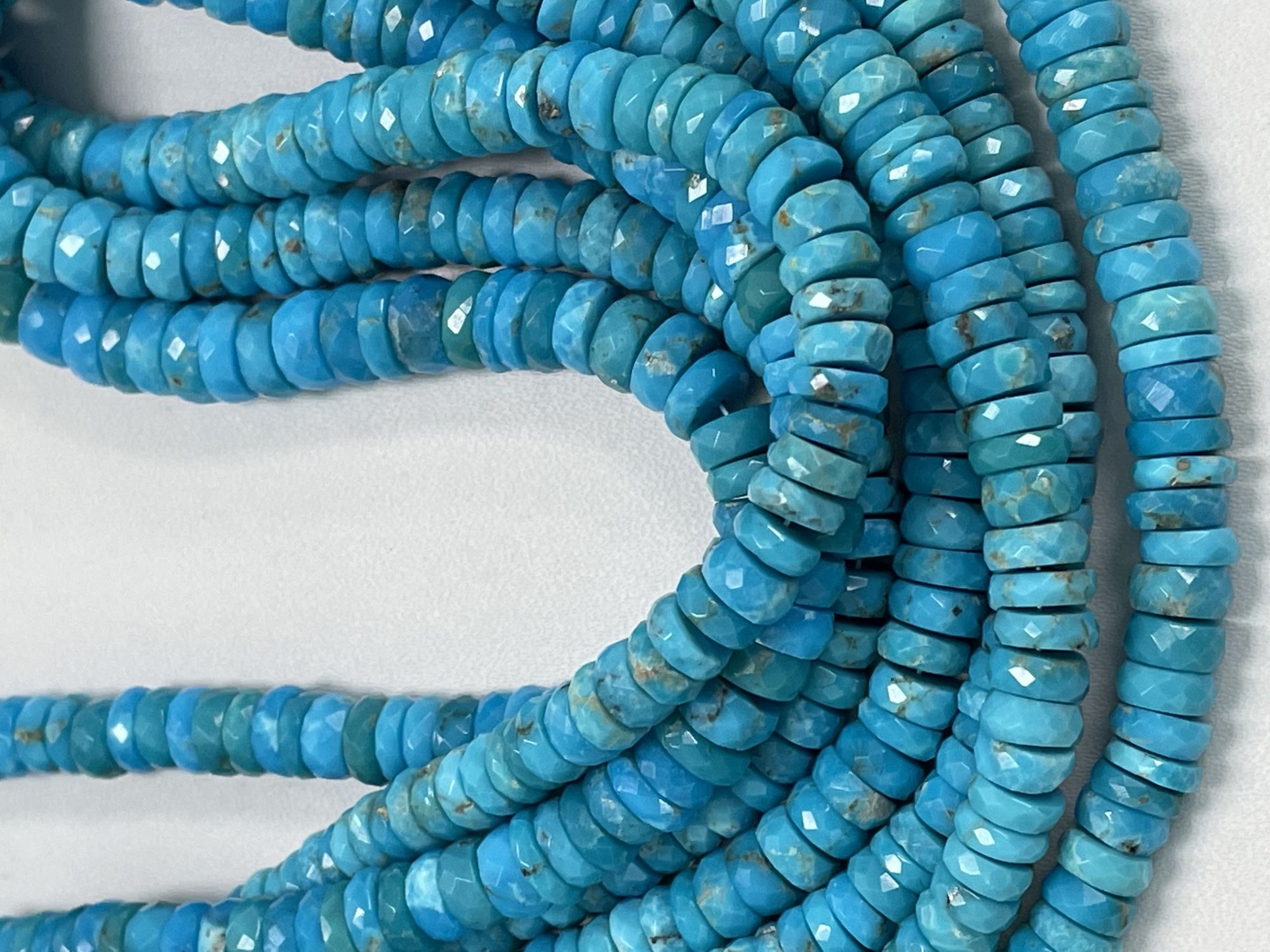Turquoise Tire Faceted