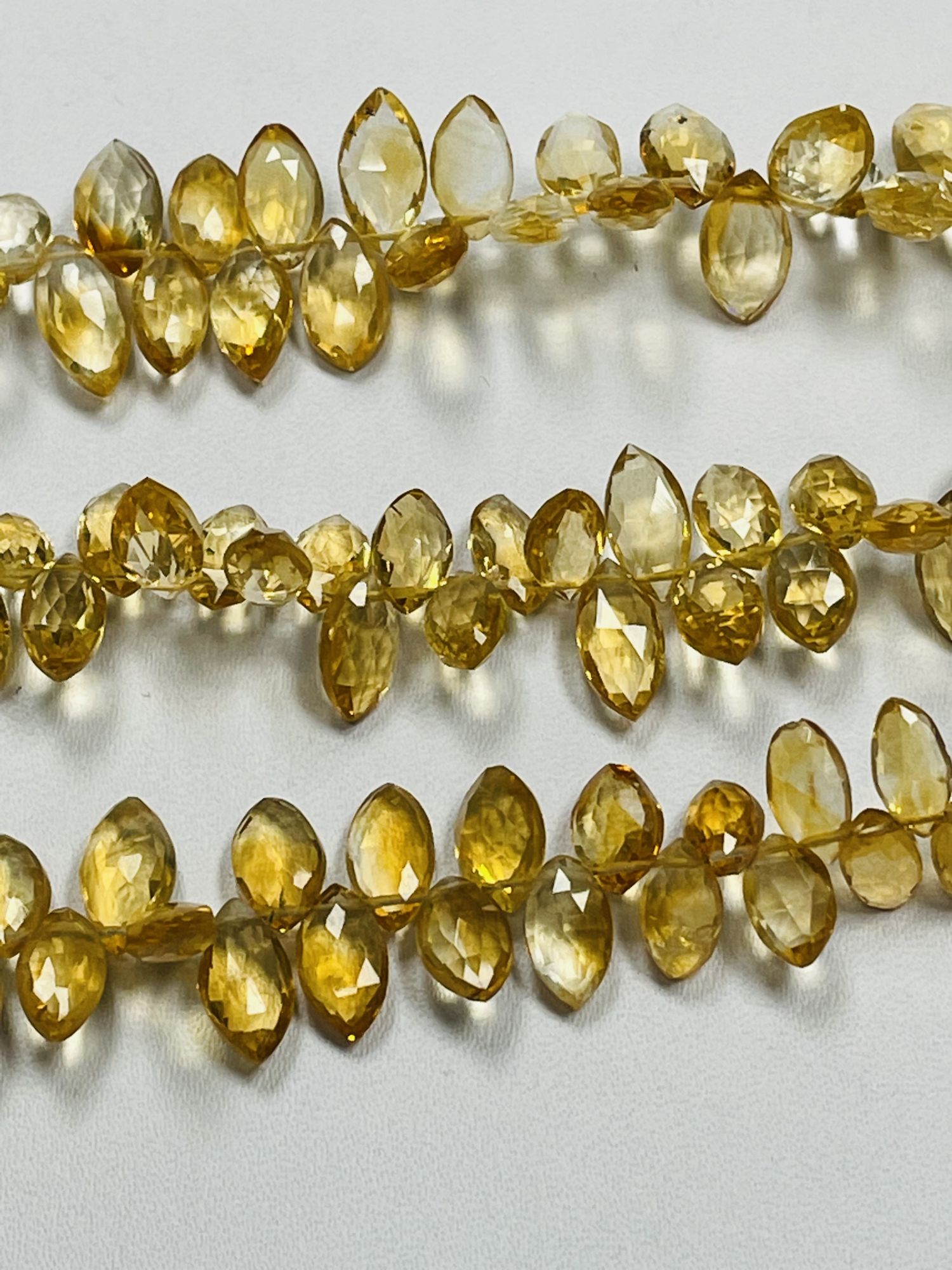 Citrine Marquise Faceted