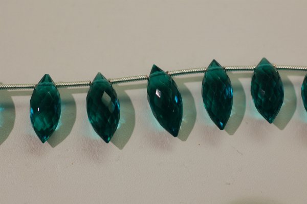 Forest Green Hydro Quartz Marquise