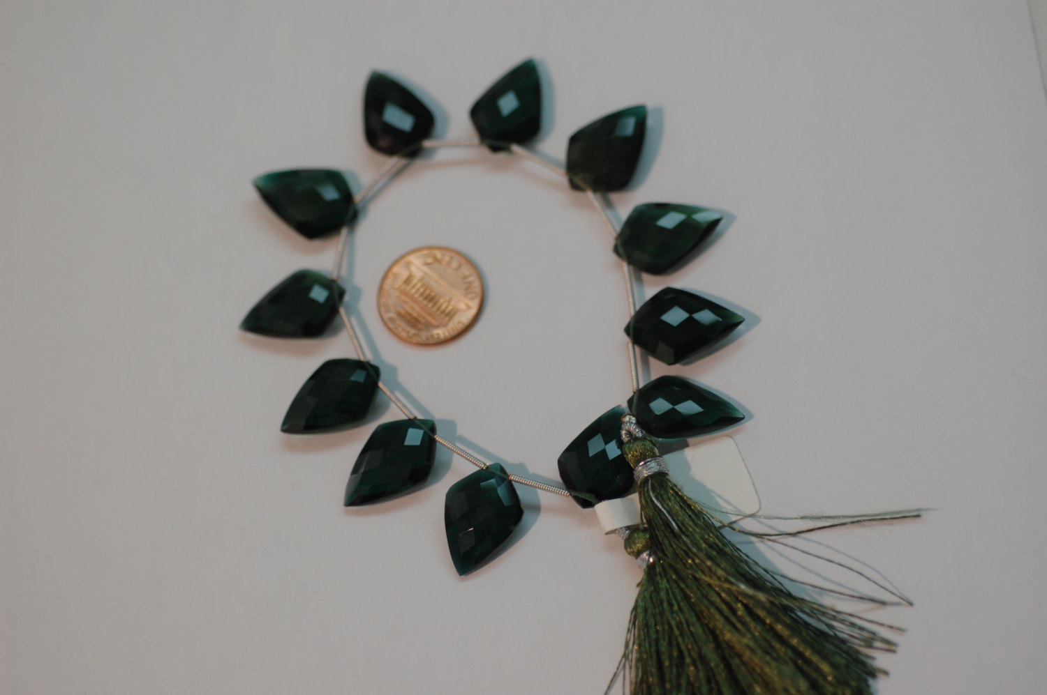 Forest Hydro Green leaf Checker Board Cut Quartz