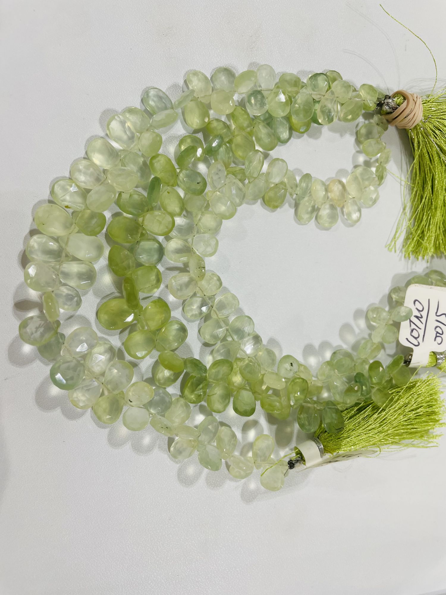Prehnite Pear Faceted
