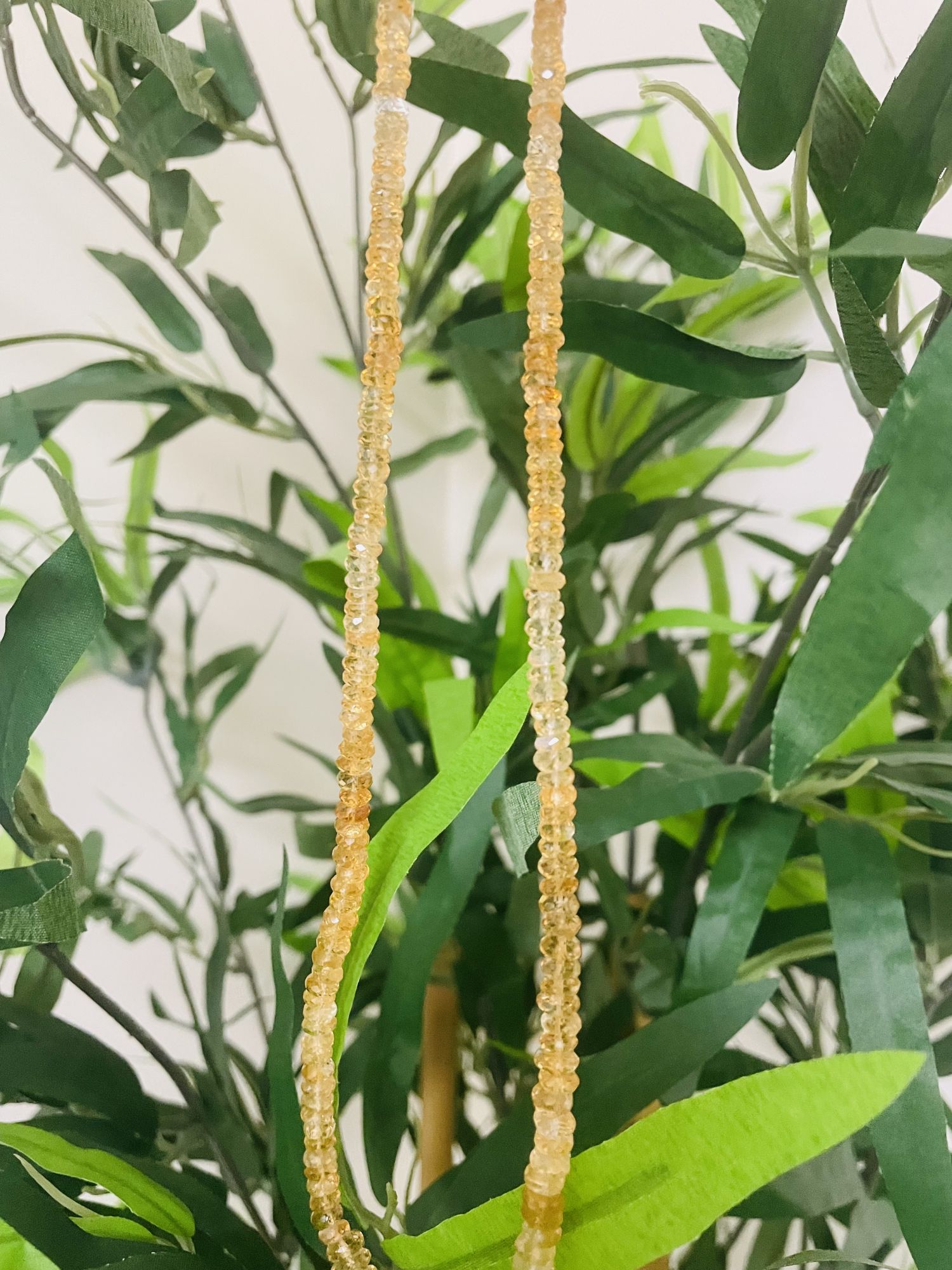 Citrine Rondelle Faceted