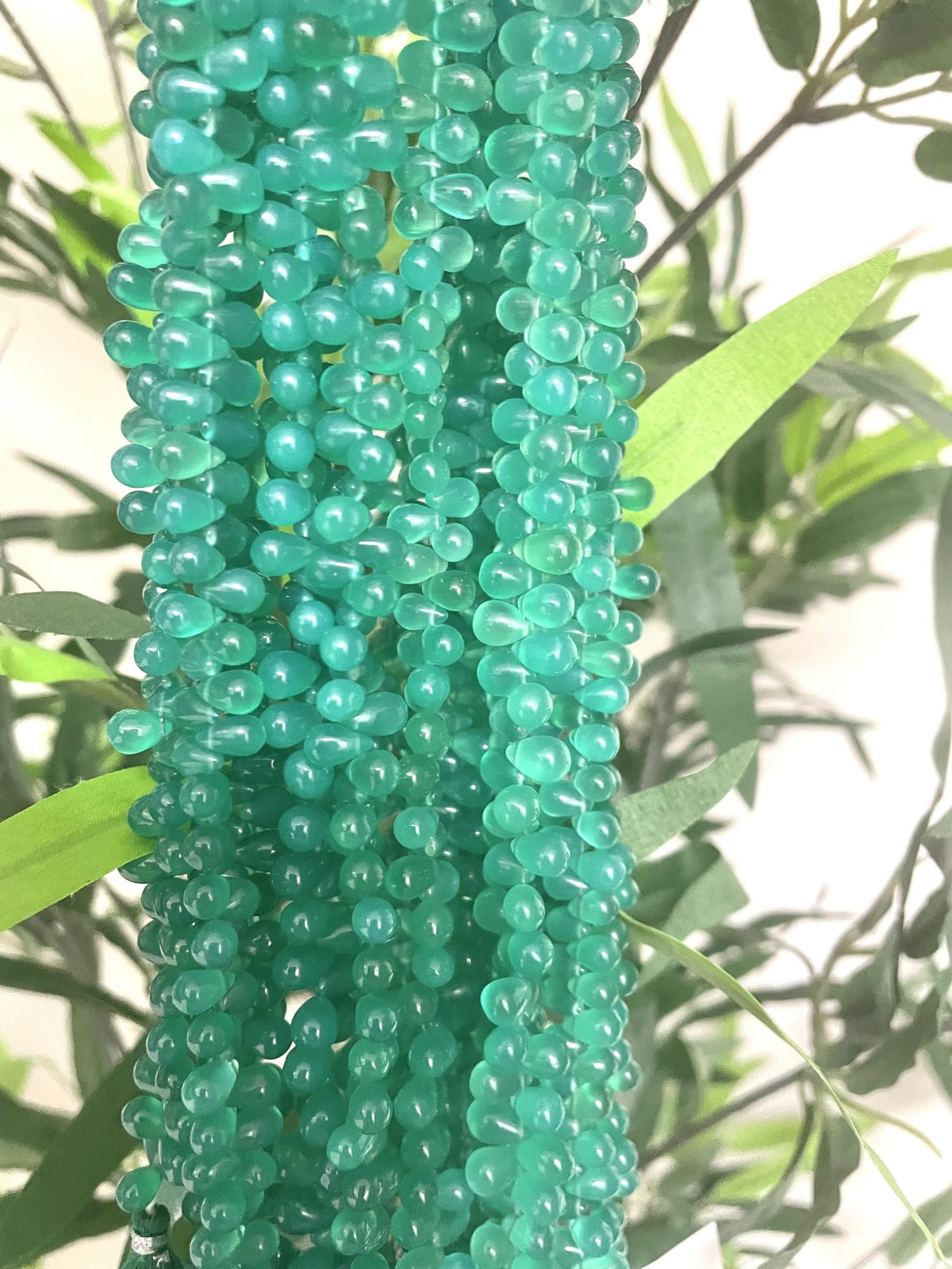 Green Onyx Drop Smooth